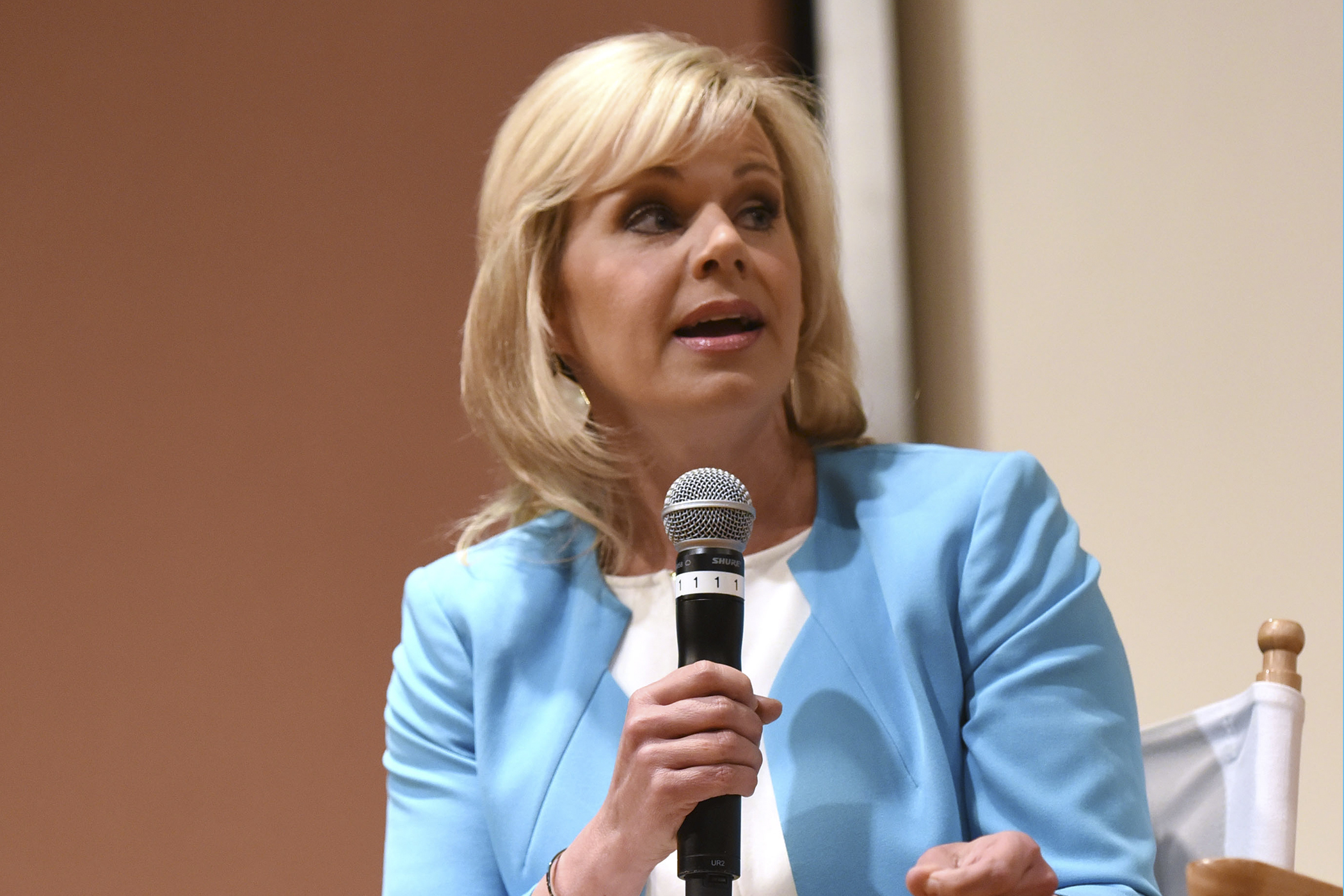 Gretchen Carlson speaks Women at the Top: Female Empowerment in Media Panel at the 2016 Greenwich International Film Festival on June 12, 2016 in Greenwich, Connecticut. (Noam Galai&mdash;Getty Images for GIFF)
