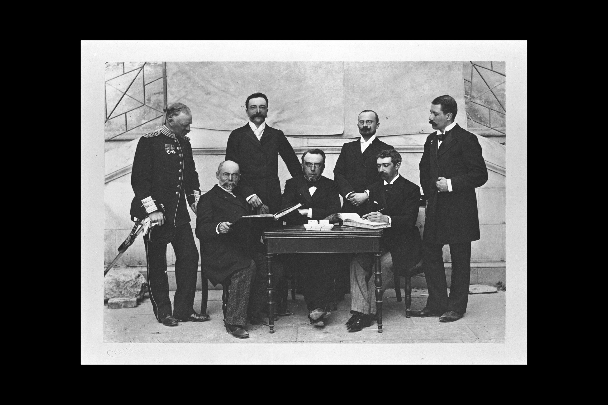 International Olympic Committee (IOC) members in Athens during the 1896 games.