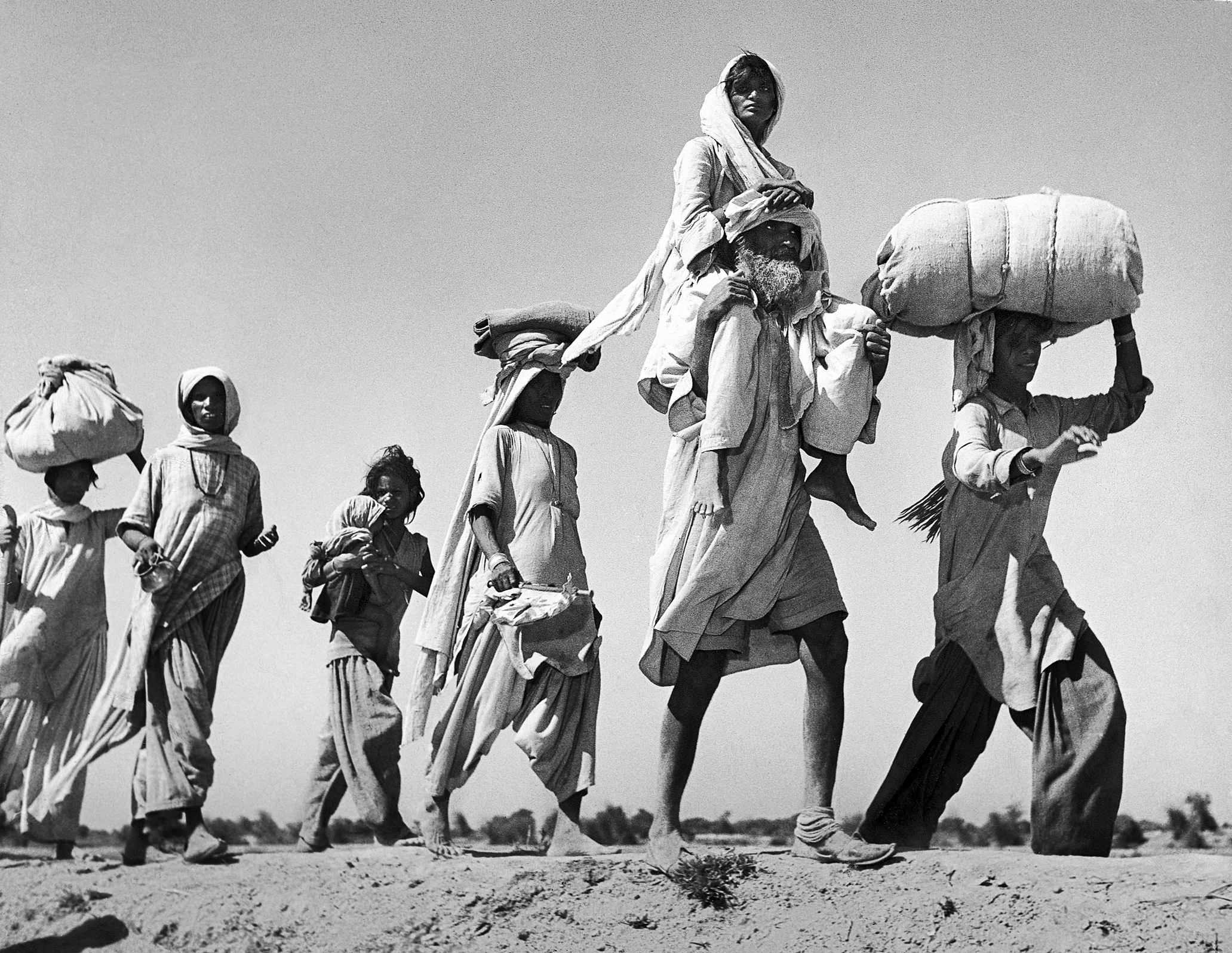 Five million Indians fleeing ruing the great migration in 1947.