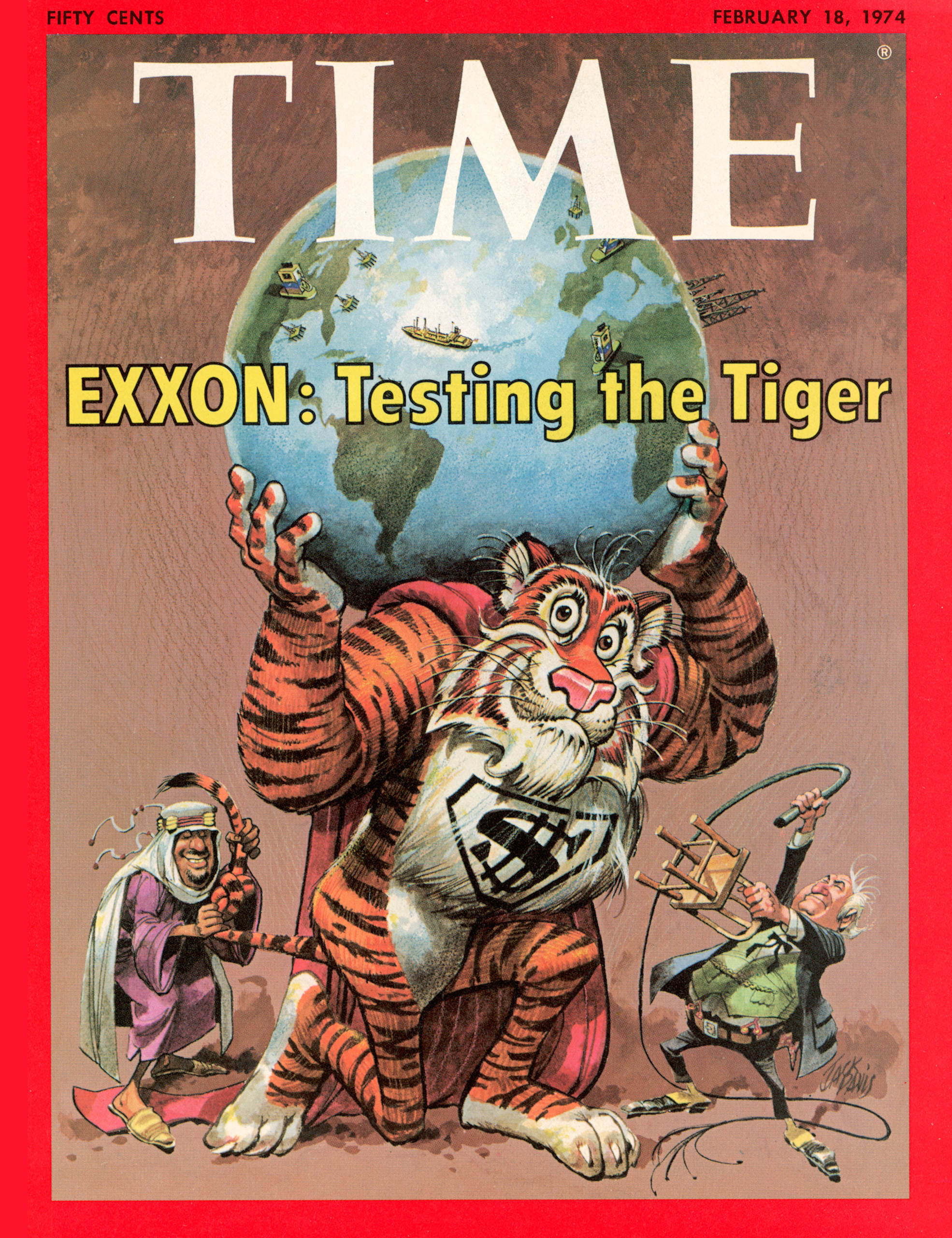 Cartoonist Jack Davis cover of TIME magazine.