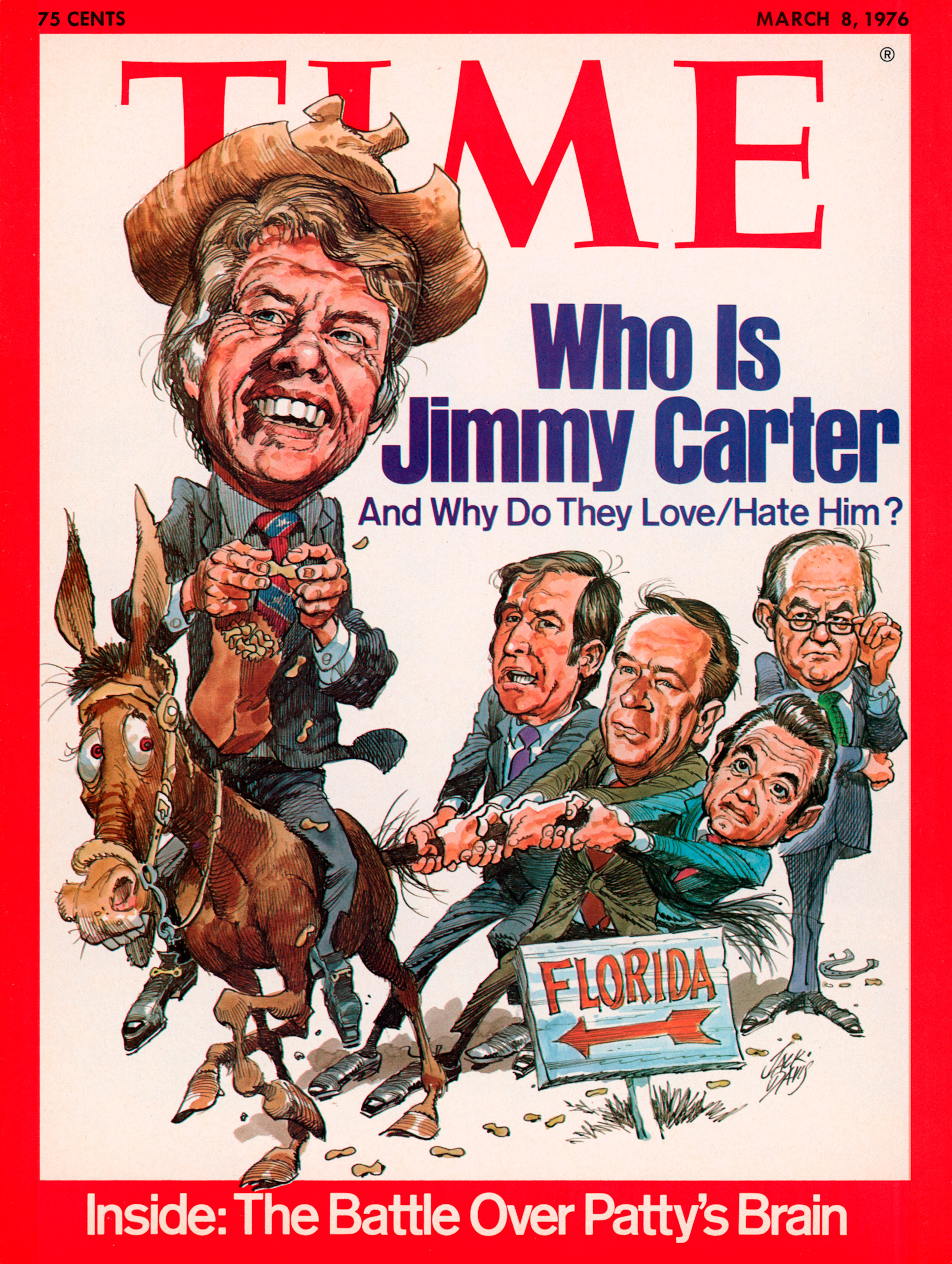 Cartoonist Jack Davis cover of TIME magazine.
