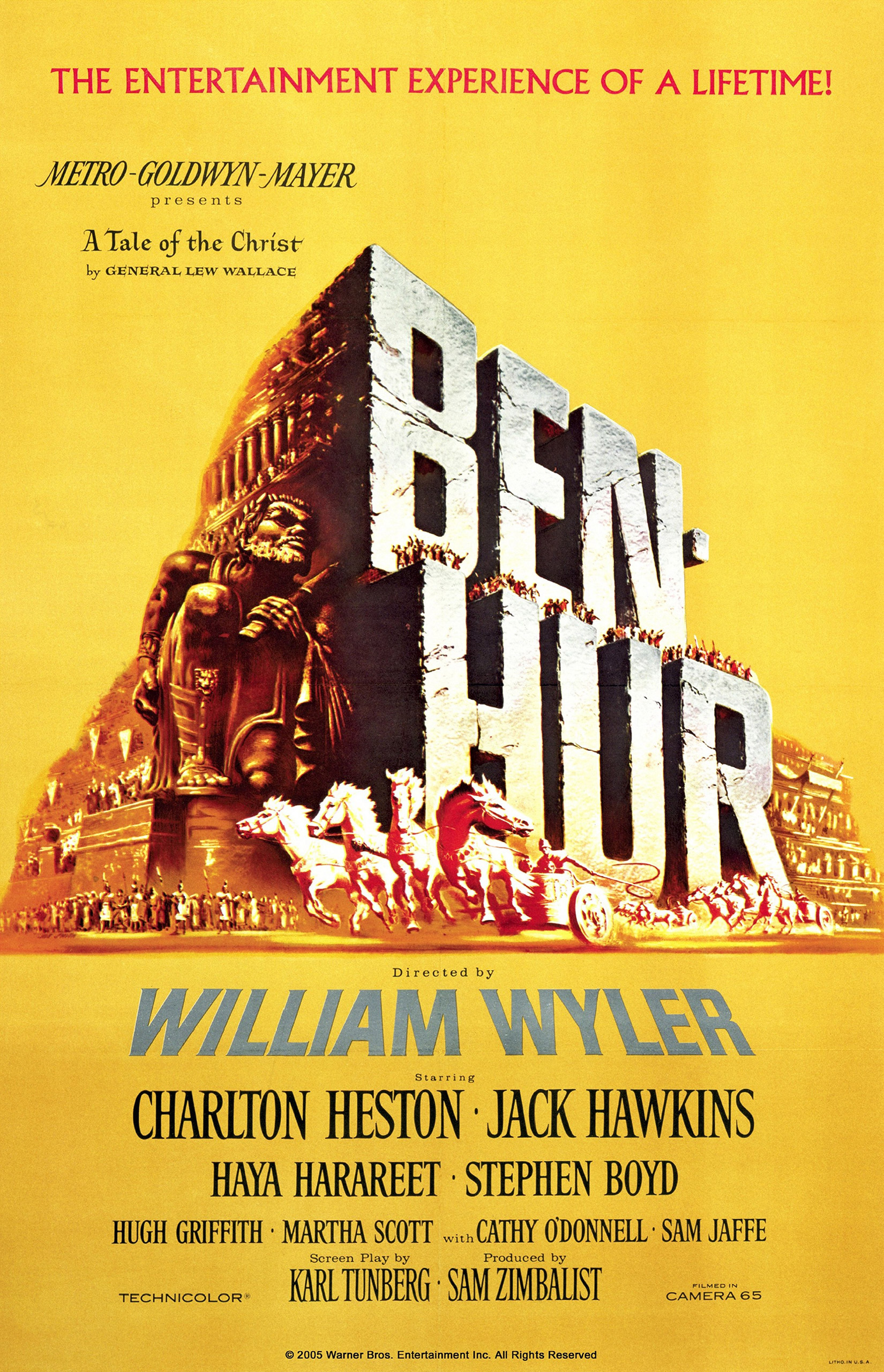 Original poster of Ben Hur from 1959.