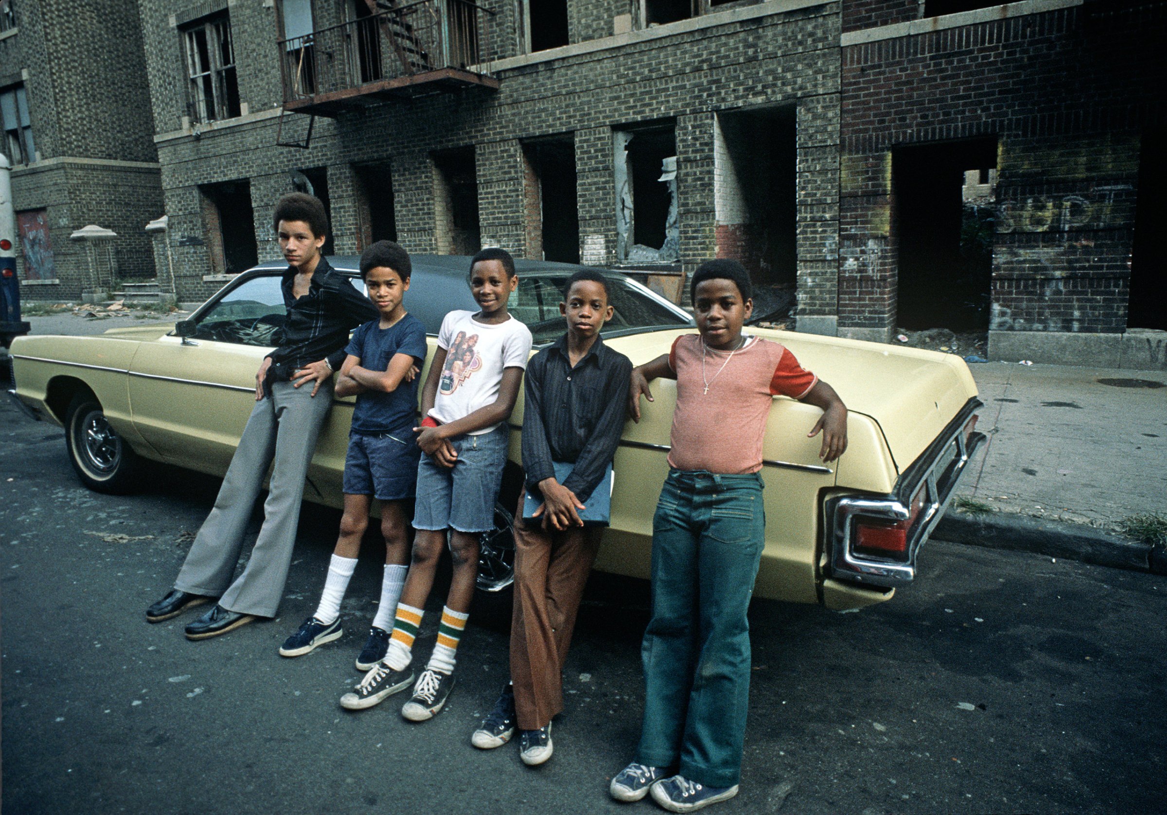 Teenagers in the South Bronx in 1977.