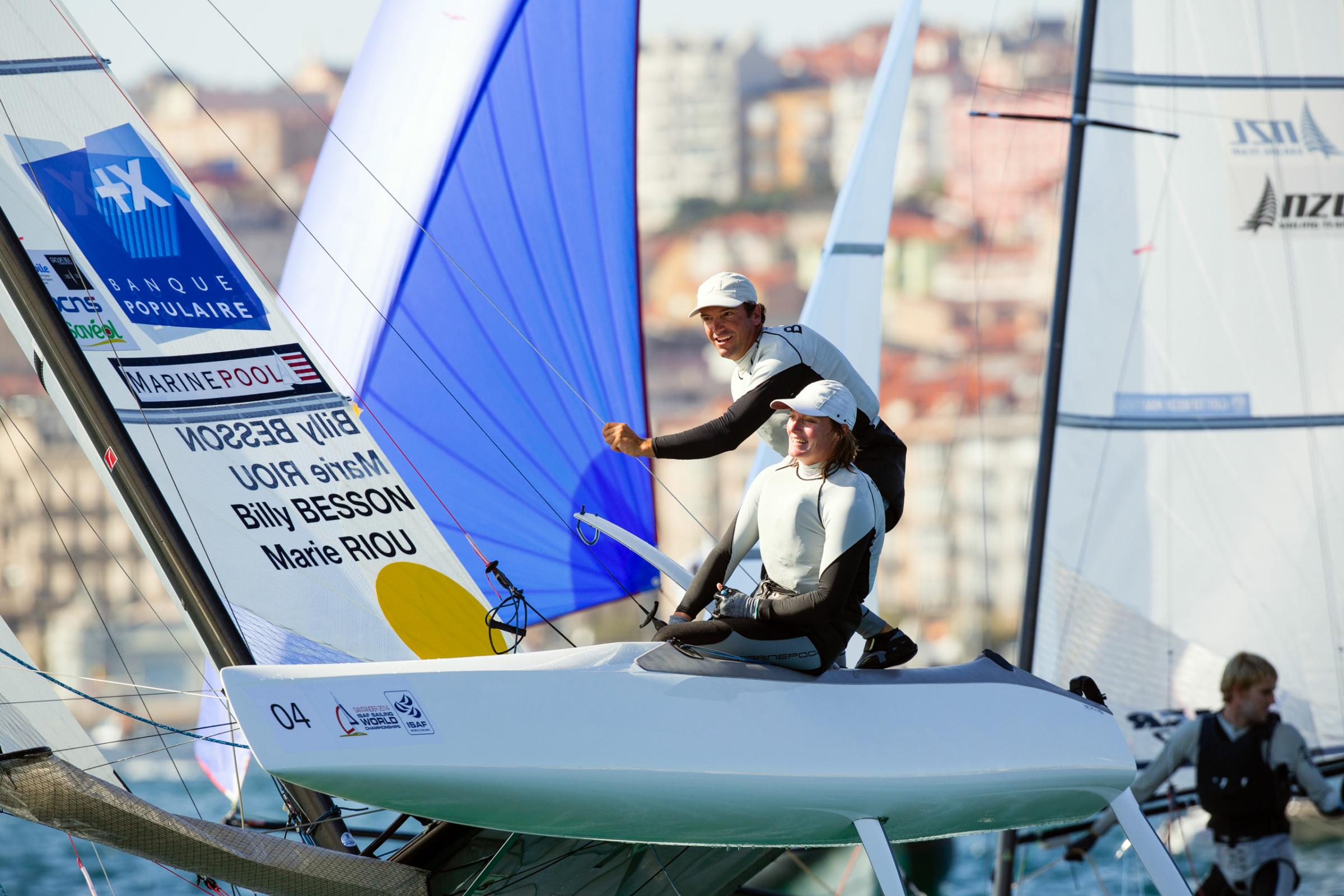 Billy Besson, Marie Riou—Sailing will debut a mixed event in Rio using a catamaran that seems to fly above the water. The biggest hurdle for this French pair, who have won four straight world titles, may be Rio’s polluted Guanabara Bay.