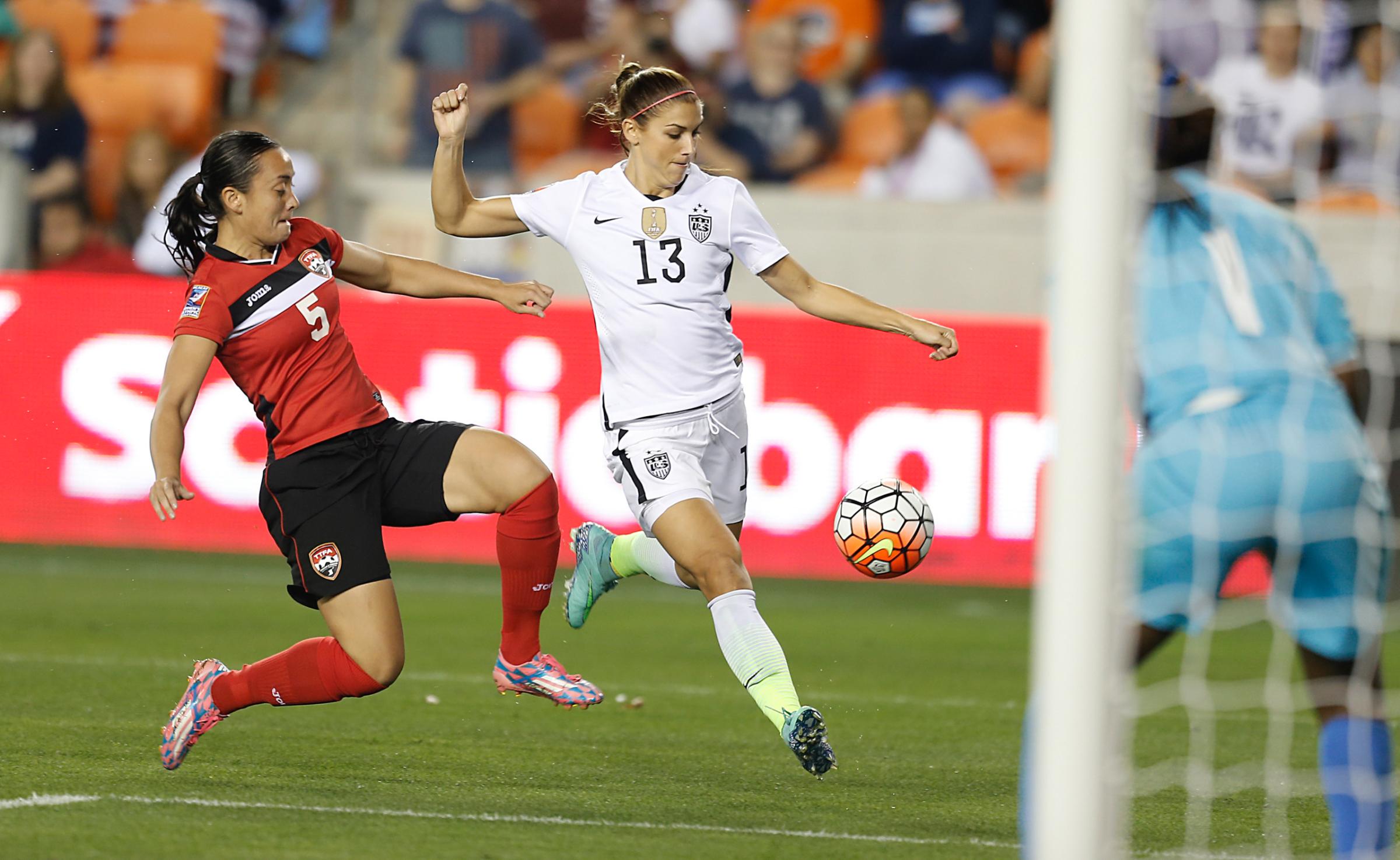 Alex Morgan—A semifinal-winning header at the London Games turned her into a superstar. One year after winning the World Cup, she leads a U.S. squad favored to win gold over France and Brazil.