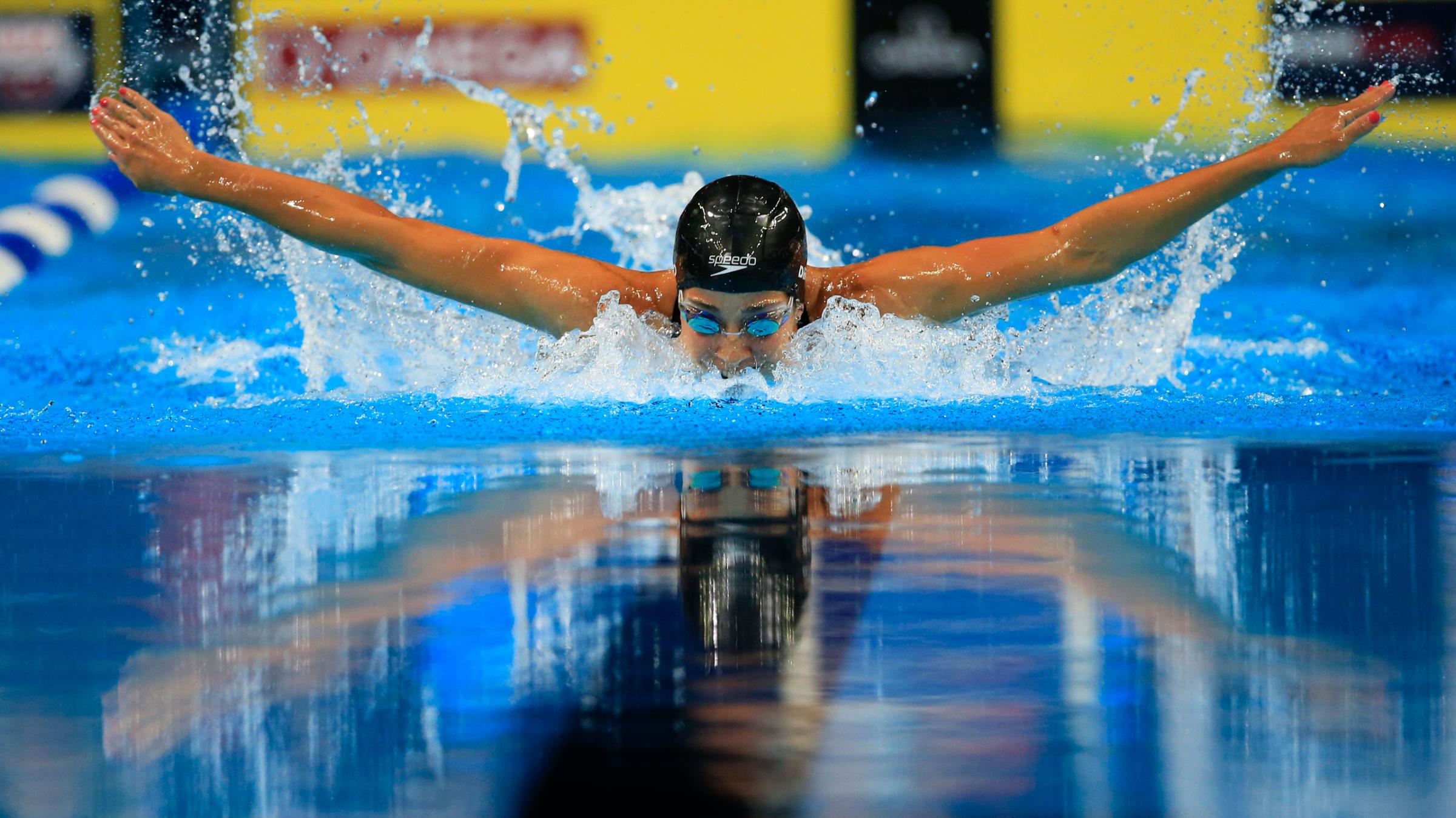 Maya DiRado—DiRado will join Michael Phelps and Katie Ledecky as the only U.S. swimmers to race in three individual events. The Stanford graduate will go head-to-head against reigning Olympic champion and teammate Missy Franklin in the 200-m backstroke.