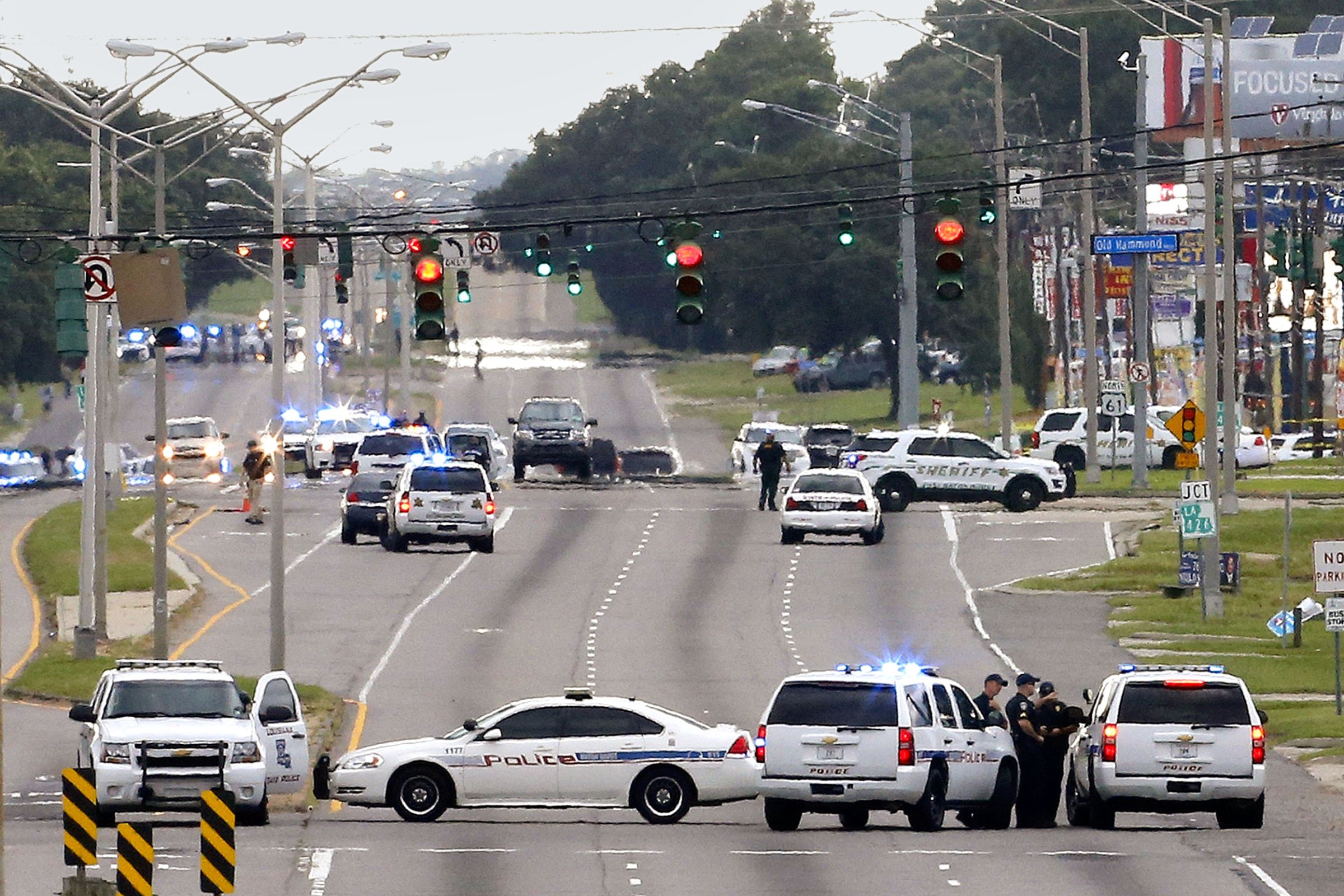 On July 17, police responded to the fatal shooting of three officers in Baton Rouge