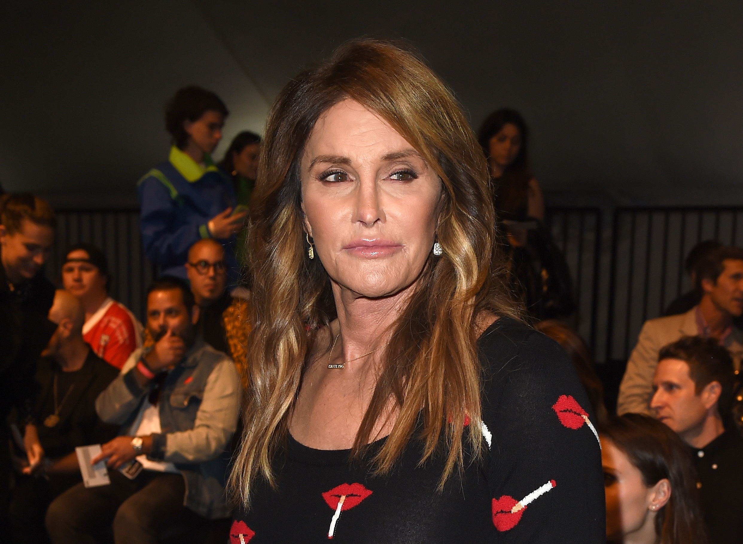 Caitlyn Jenner attends the Moschino Spring/Summer 17 Menswear and Women's Resort Collection during MADE LA on June 10. (Kevin Winter&mdash;Getty Images)
