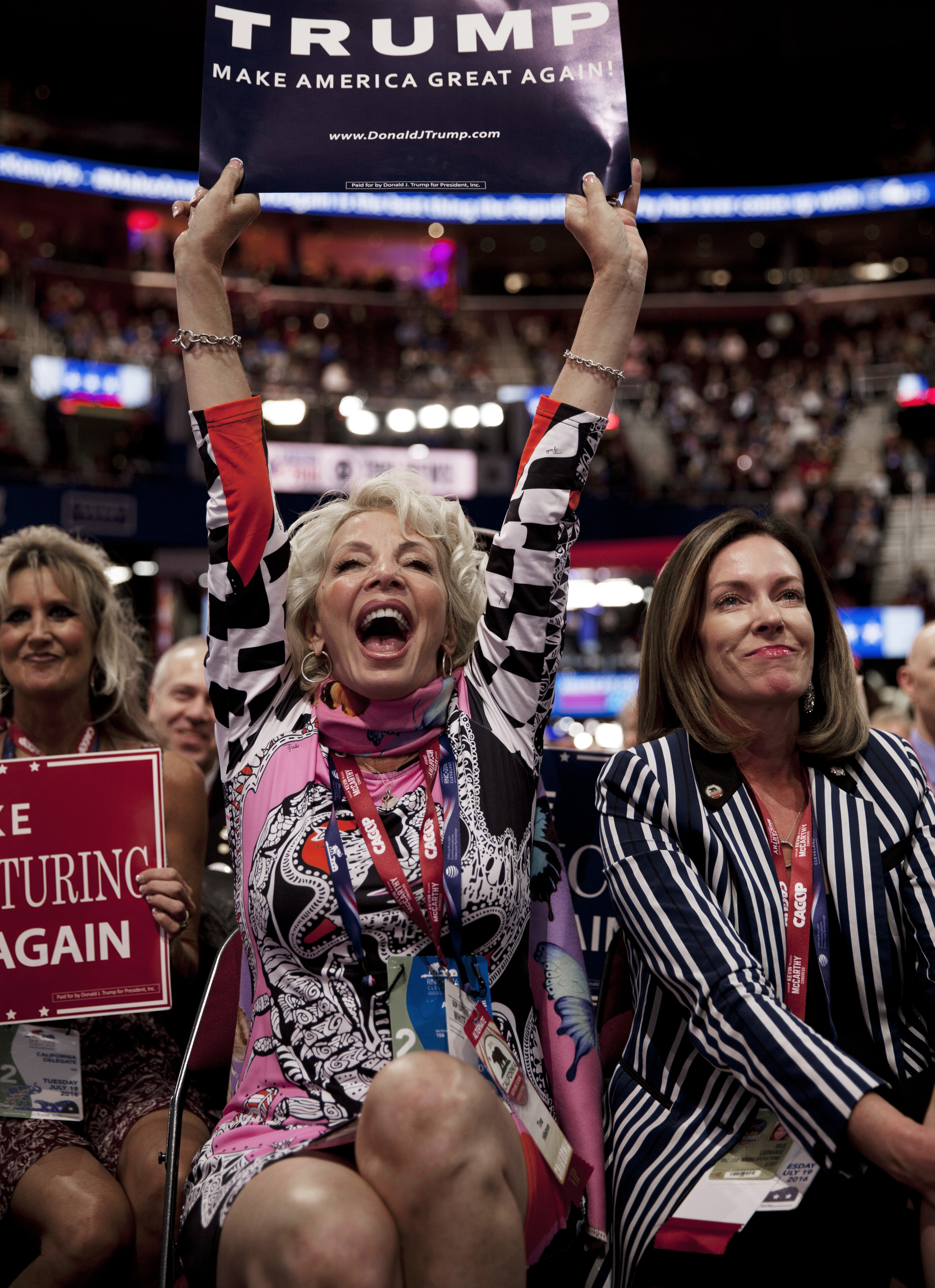 Republican National Convention, Cleveland, Ohio. (Christopher Morris—VII for TIME)