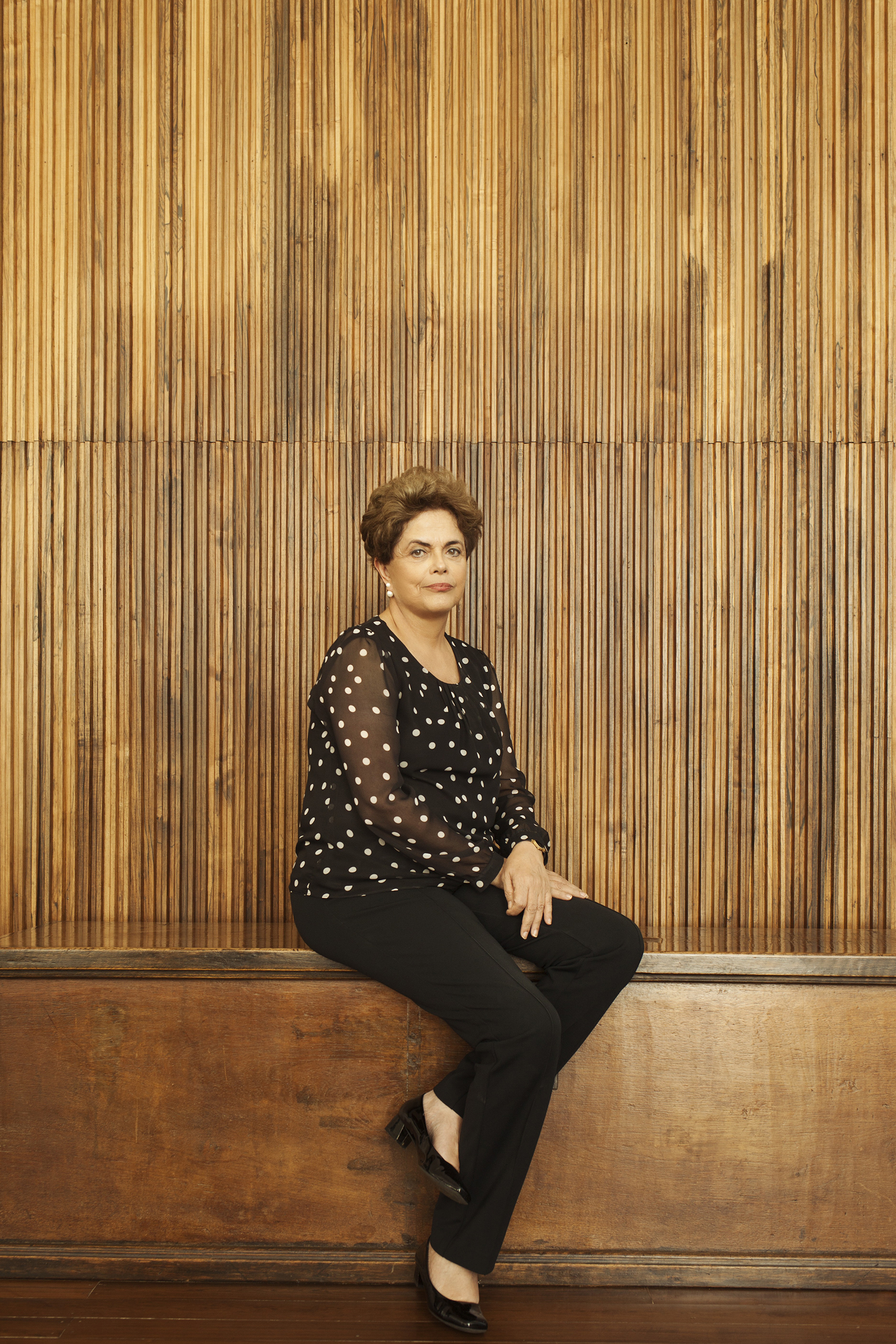 Suspended Brazilian President Dilma Rousseff at the Alvorada residential palace in Brasilia on July 22, 2016.