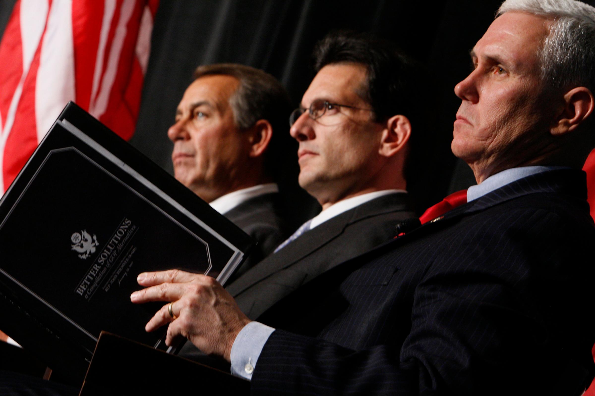 John Boehner, Eric Cantor, Mike Pence