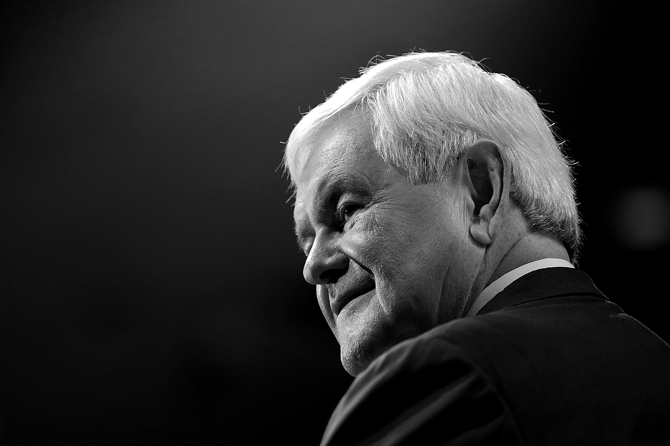 Newt Gingrich, former speaker of the House (T.J. Kirkpatrick—Getty Images)