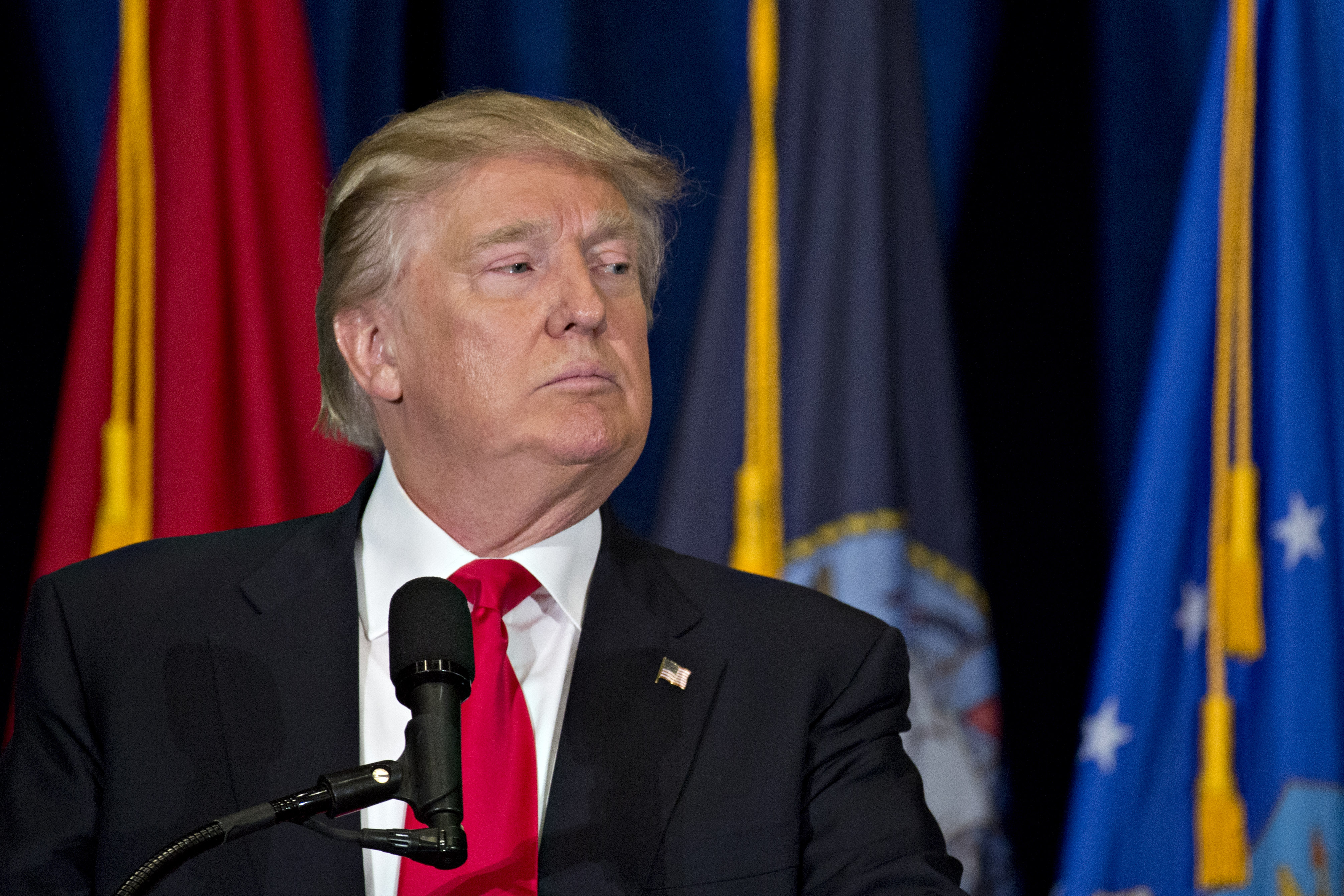 Presumptive Republican Presidential Nominee Donald Trump Gives Speech On Veterans Reform