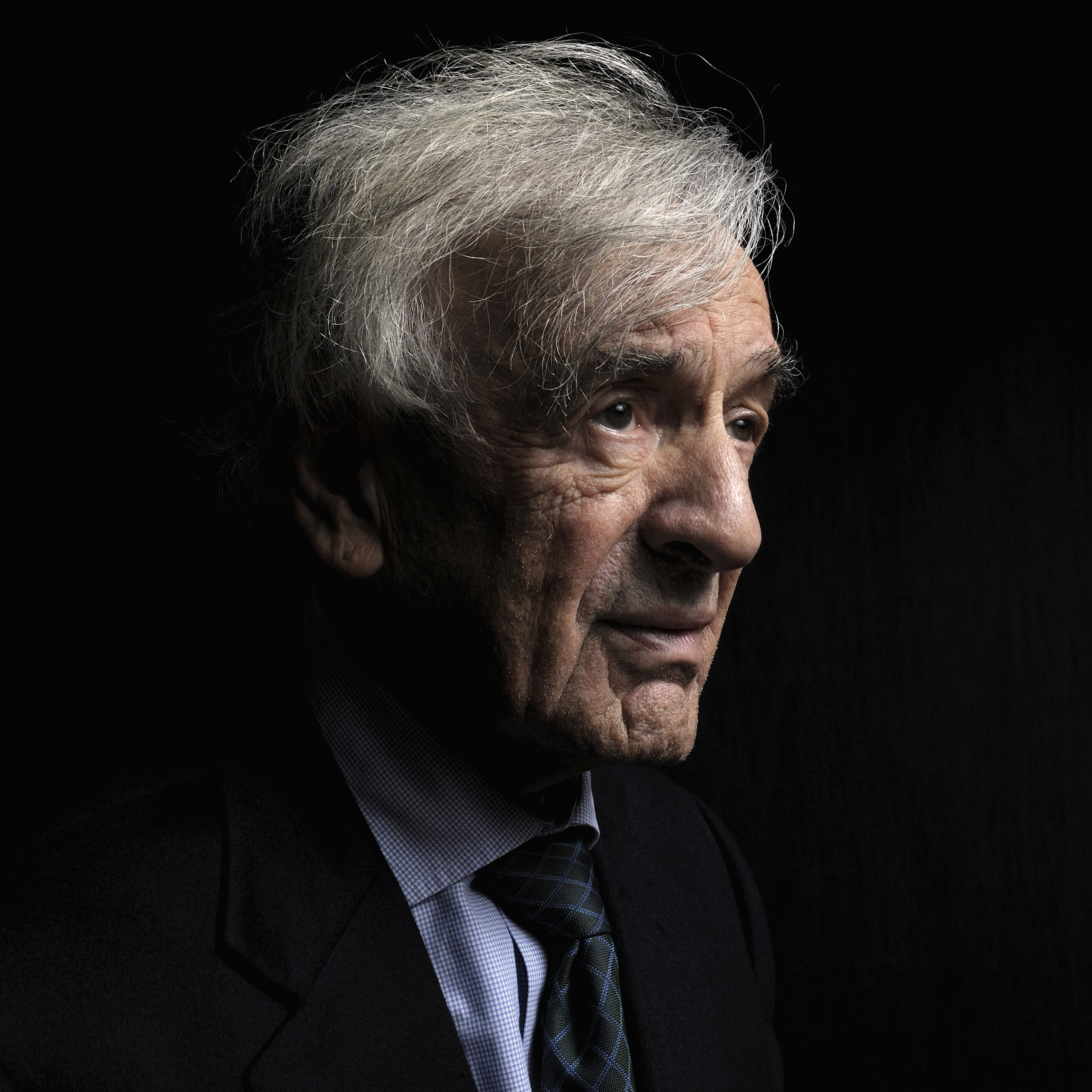 A portrait of Elie Wiesel, the writer and winner of the 1986 Nobel Peace Prize, in Paris on Nov. 30, 2011.