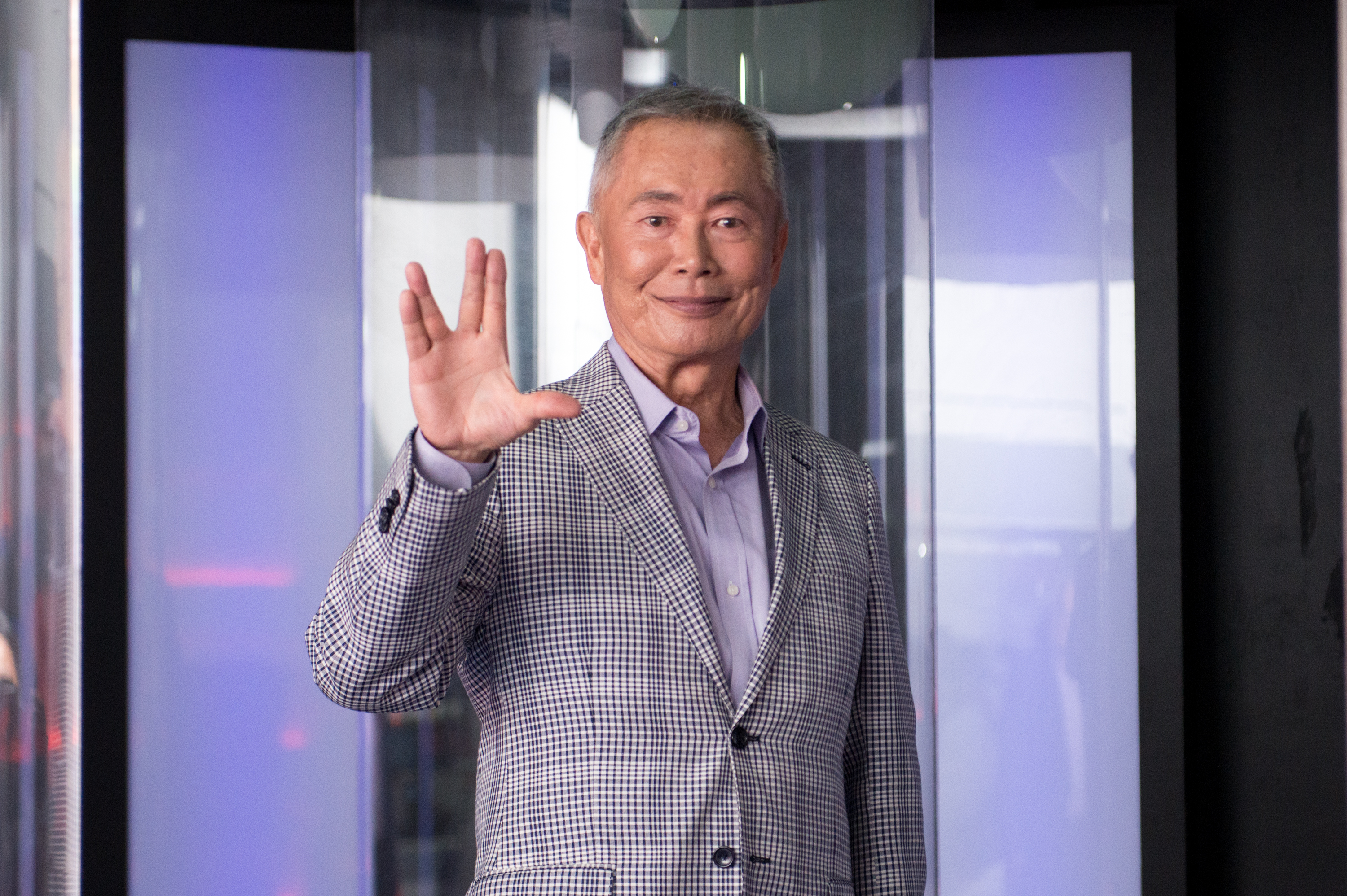 Actor George Takei attends the Star Trek: The Star Fleet Academy Experience at Intrepid Sea-Air-Space Museum on June 30, 2016 in New York City. (Noam Galai&mdash;WireImage/Getty Images)