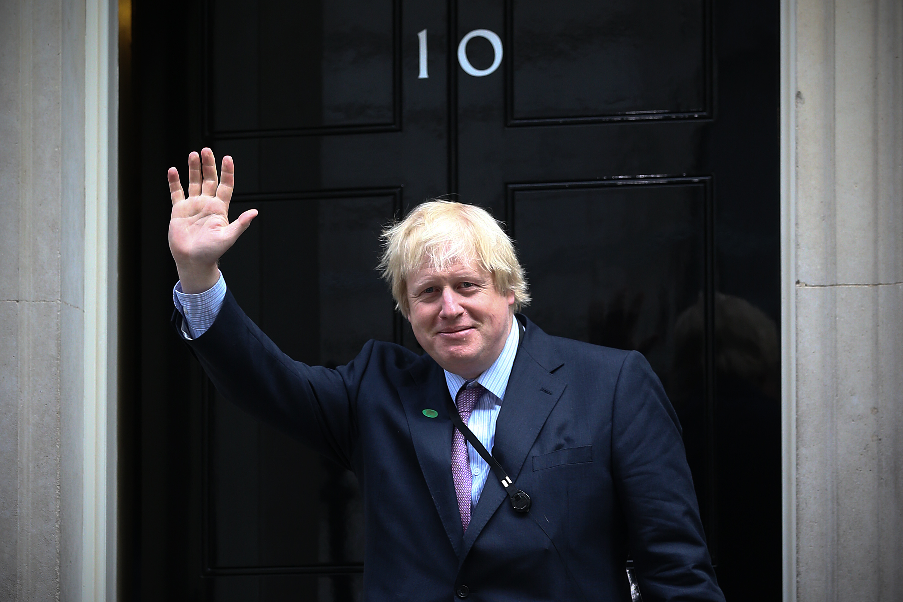 London Mayor and MP for Uxbridge and South Ruislip, Boris Johnson, arrives at Downing Street in London on May 11, 2015. (Carl Court—Getty Images)