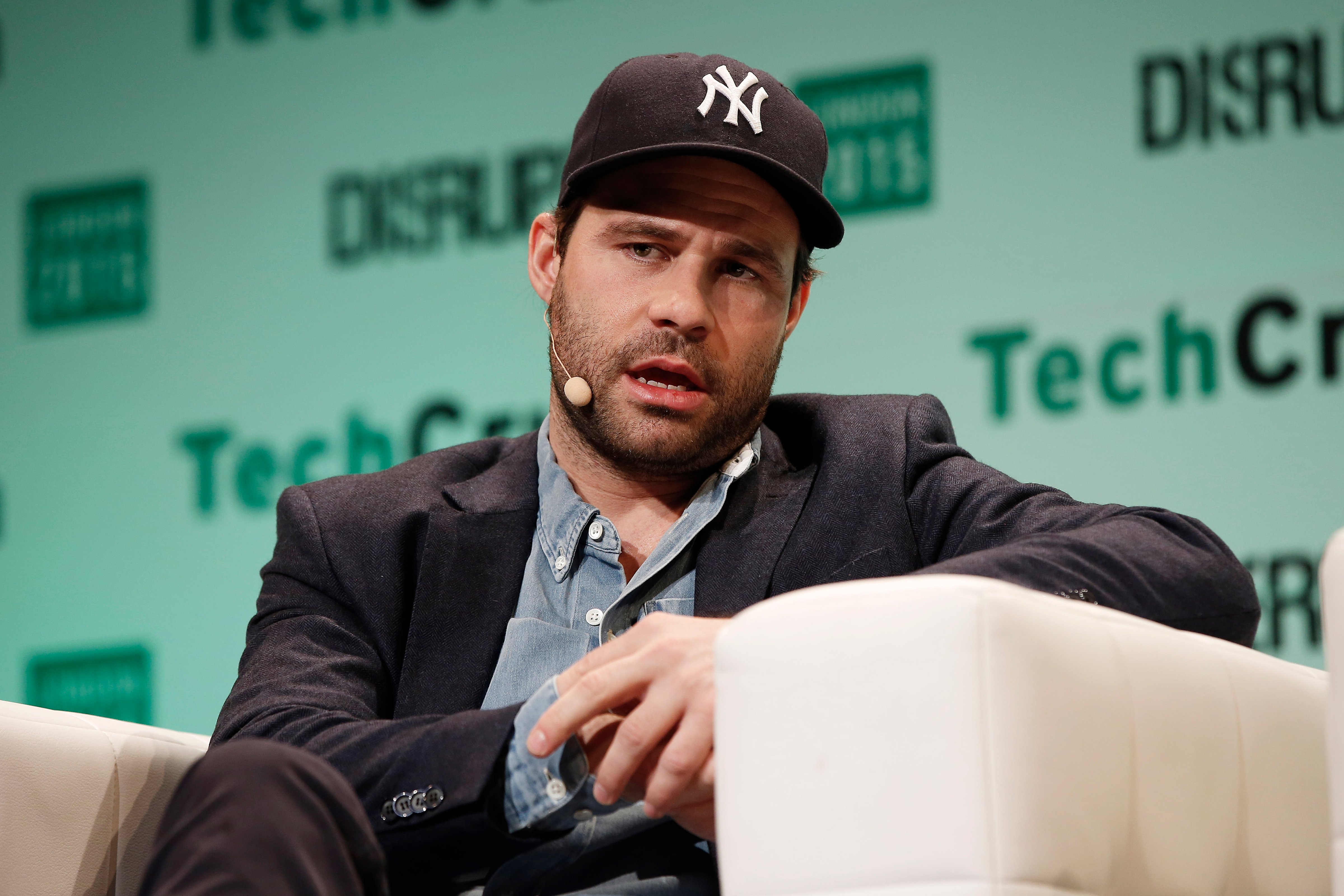 Founder &amp; CEO at Postmates Bastian Lehmann during TechCrunch Disrupt London 2015 - Day 1 at Copper Box Arena on December 7, 2015 in London, England. (John Phillips&mdash;Getty Images for TechCrunch)
