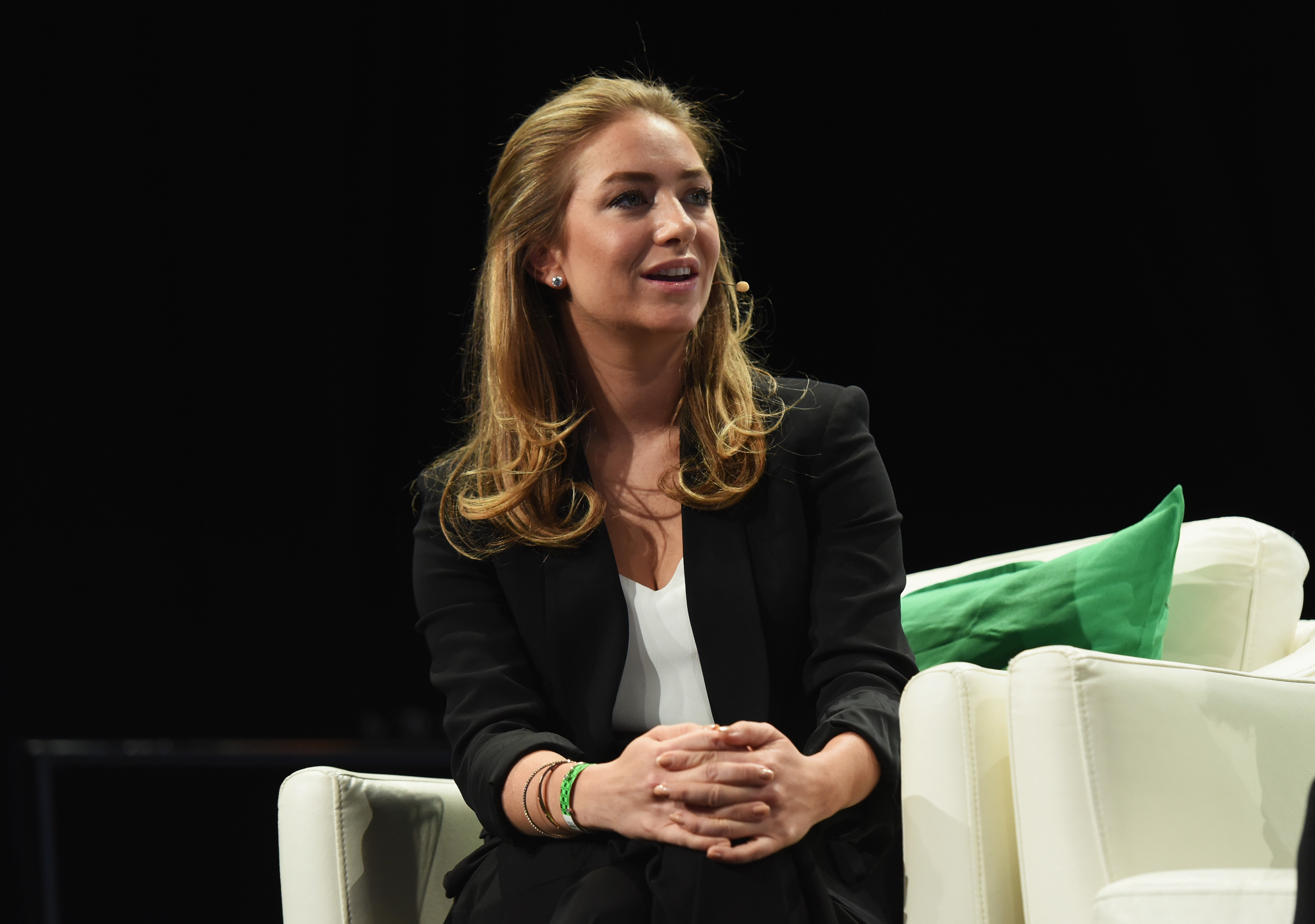 Co-founder and CEO of Bumble Whitney Wolfe speaks onstage during TechCrunch Disrupt NY 2016 at Brooklyn Cruise Terminal on May 11, 2016 in New York City.  (Noam Galai--Getty Images for TechCrunch) (Noam Galai&mdash;Getty Images for TechCrunch)