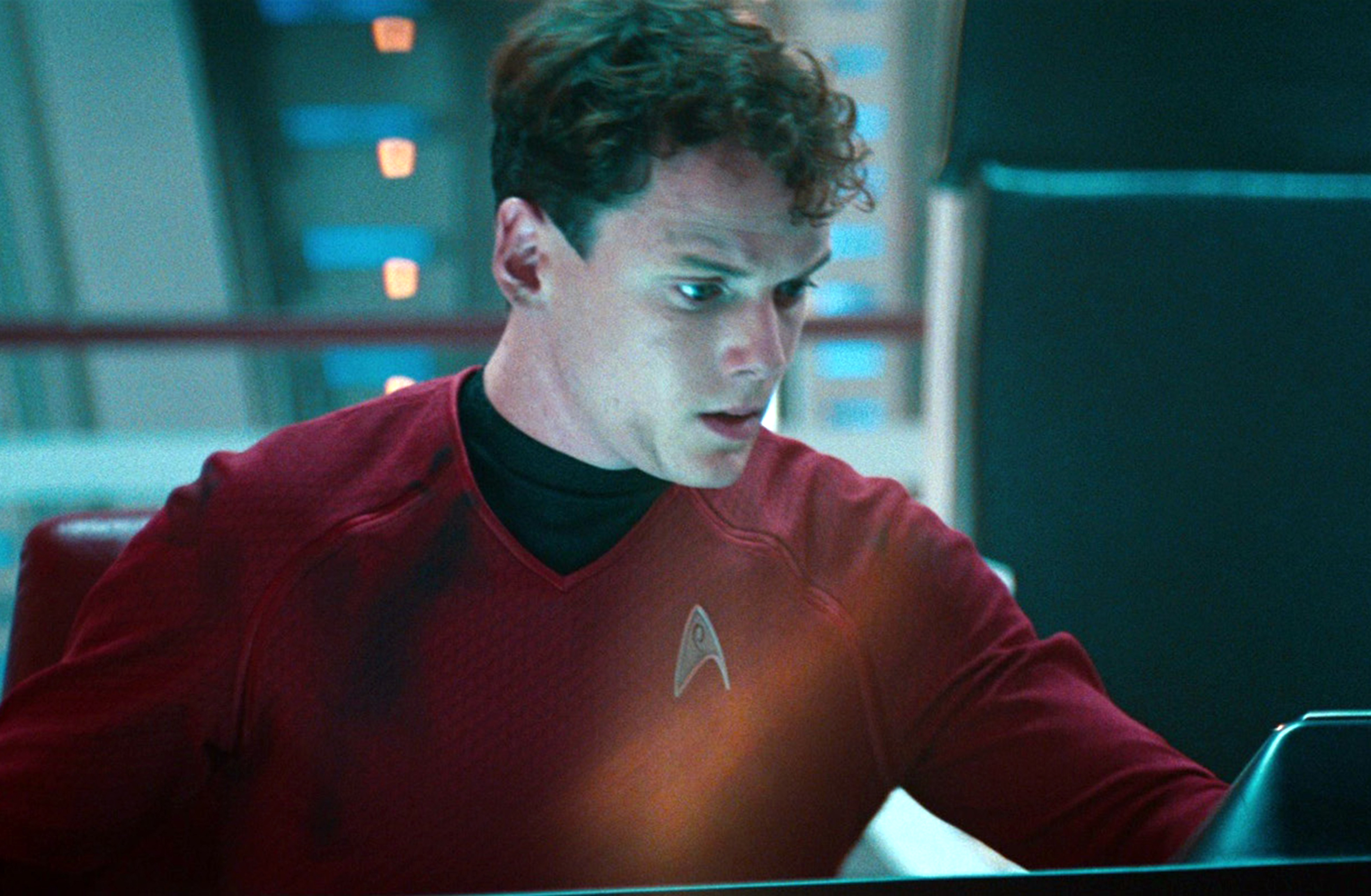 Anton Yelchin as Ensign Pavel Chekov in the 2013 movie, "Star Trek: Into Darkness." (CBS Photo Archive—CBS via Getty Images)