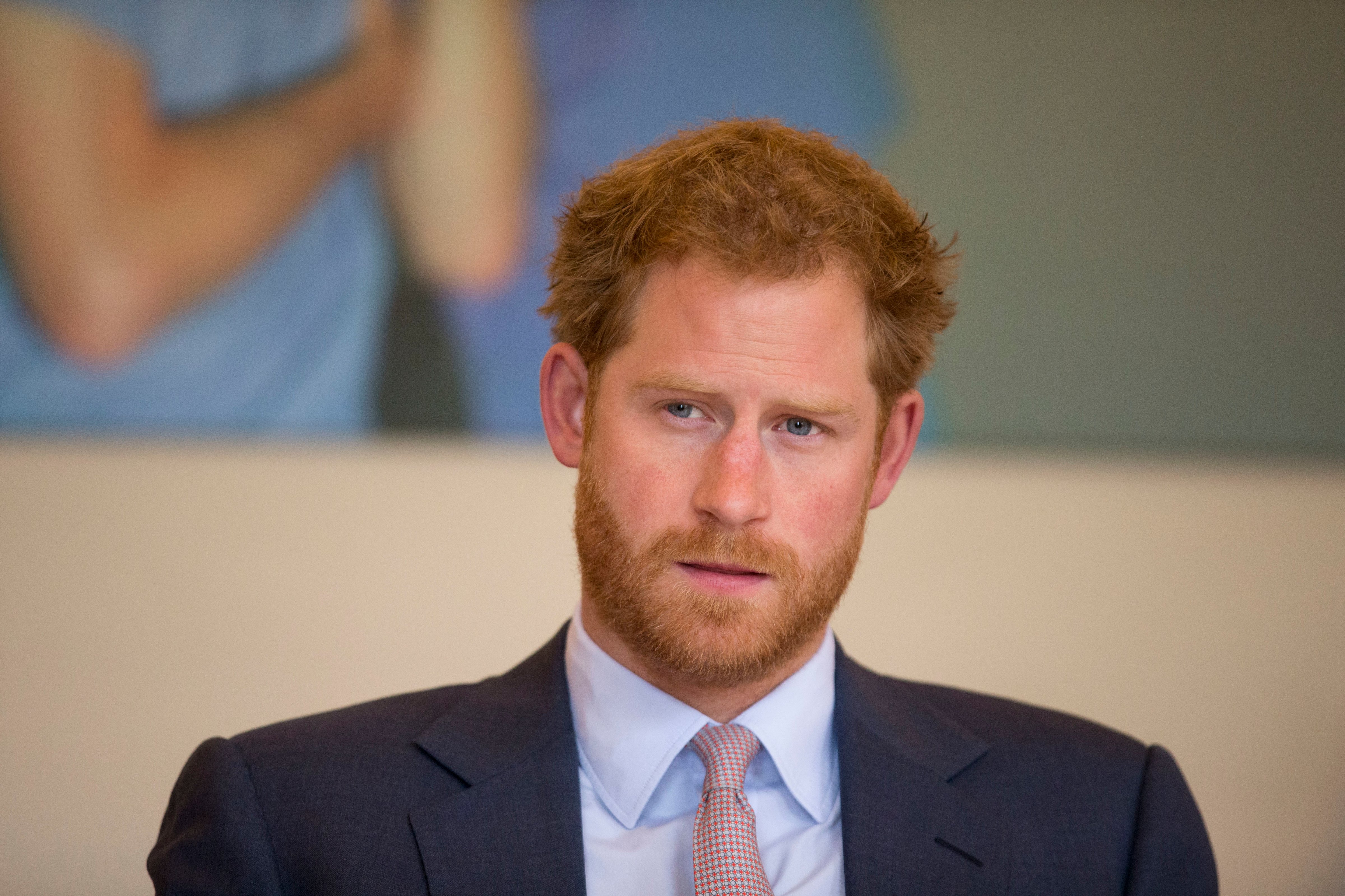 Prince Harry visits HIV Service at Kings College Hospital London