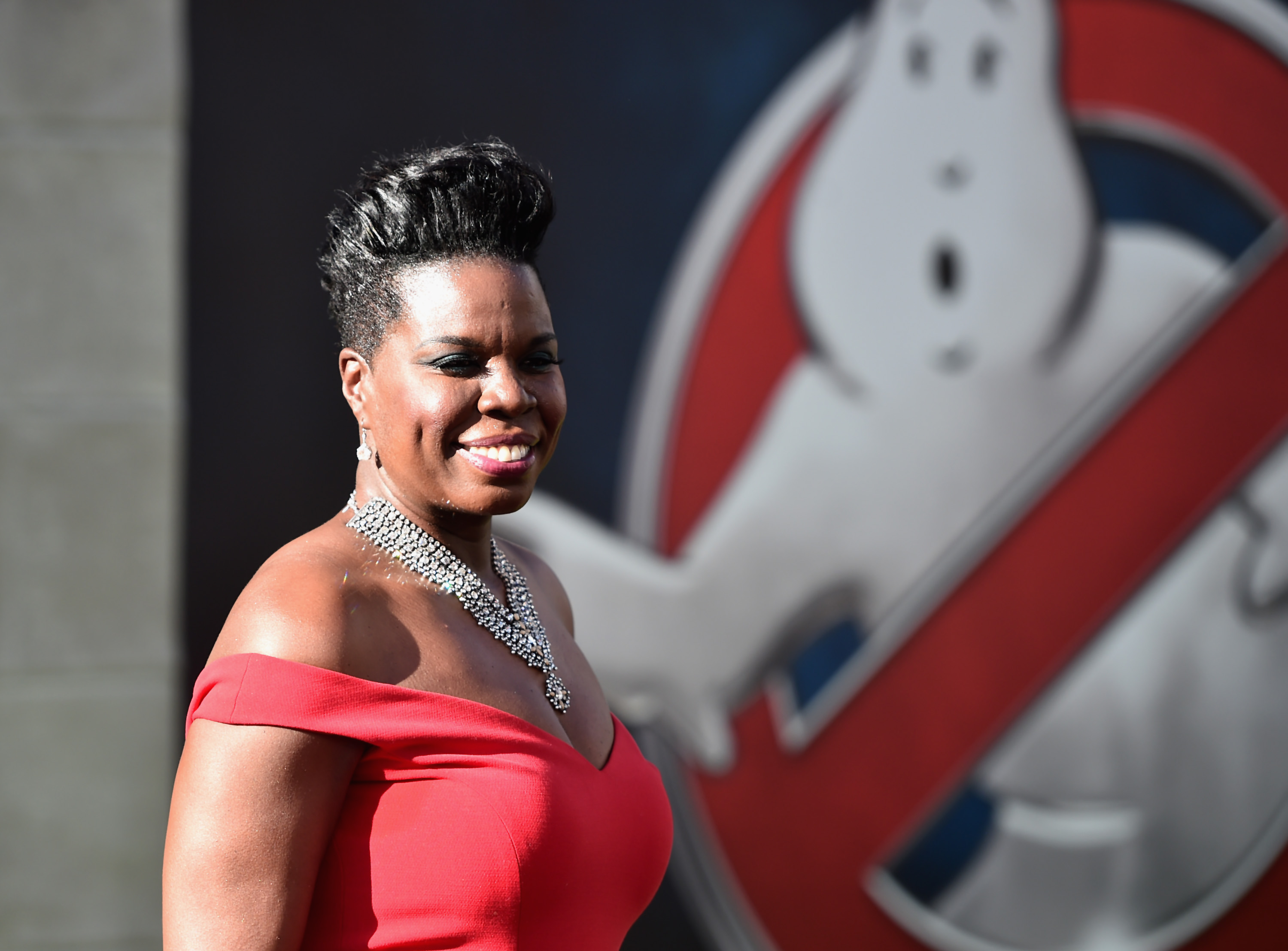 Actress Leslie Jones arrives at the premiere of Sony Pictures' <i>Ghostbusters</i> at TCL Chinese Theatre on July 9, 2016, in Hollywood (Alberto E. Rodriguez—Getty Images)