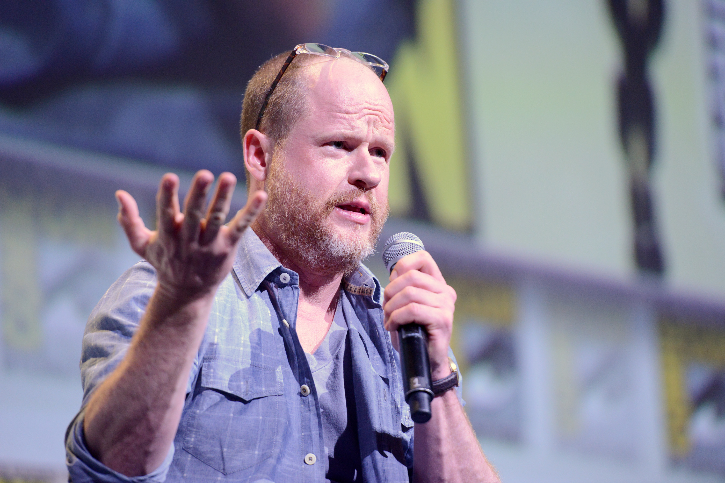 Writer/director Joss Whedon attends Dark Horse: Conversations With Joss Whedon during Comic-Con International 2016 at San Diego Convention Center on July 22, 2016 in San Diego, California. (Photo by Albert L. Ortega/Getty Images) (Albert L. Ortega—Getty Images)