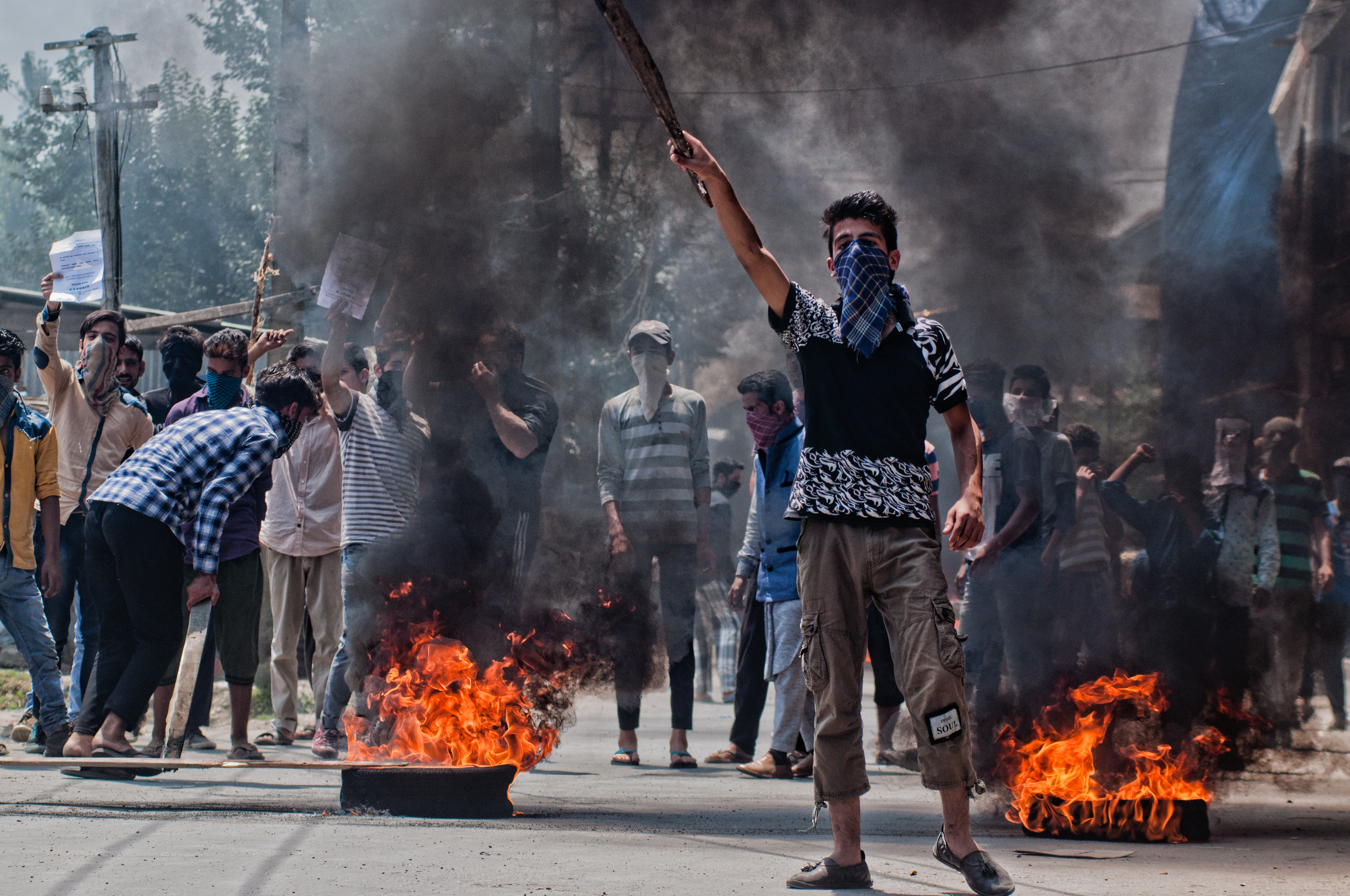 Protesters Take To The Streets As Tensions Remain High In Kashmir