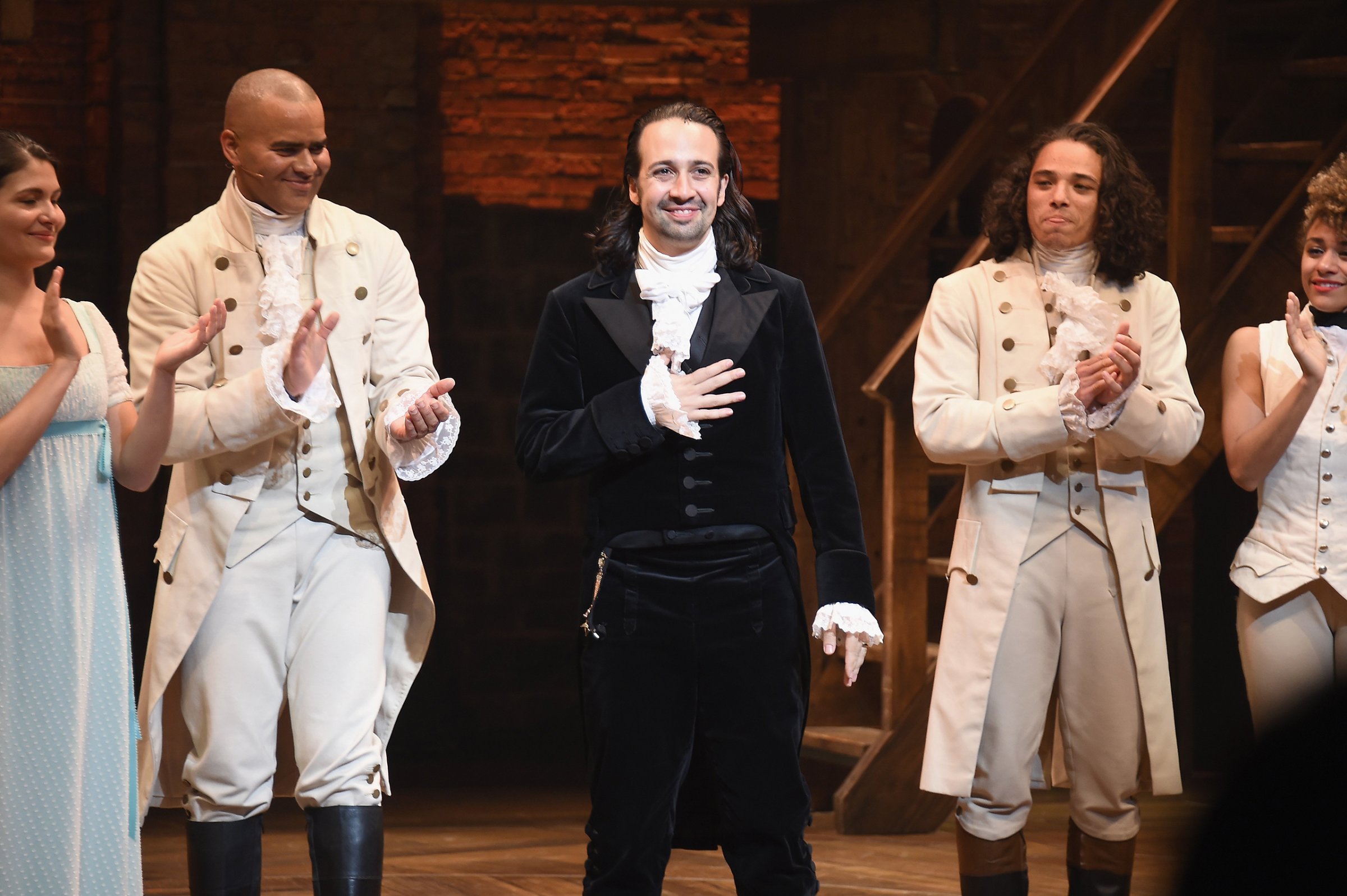 Lin-Manuel Miranda's final performance of "Hamilton" on Broadway at Richard Rodgers Theatre in New York City on July 9, 2016.