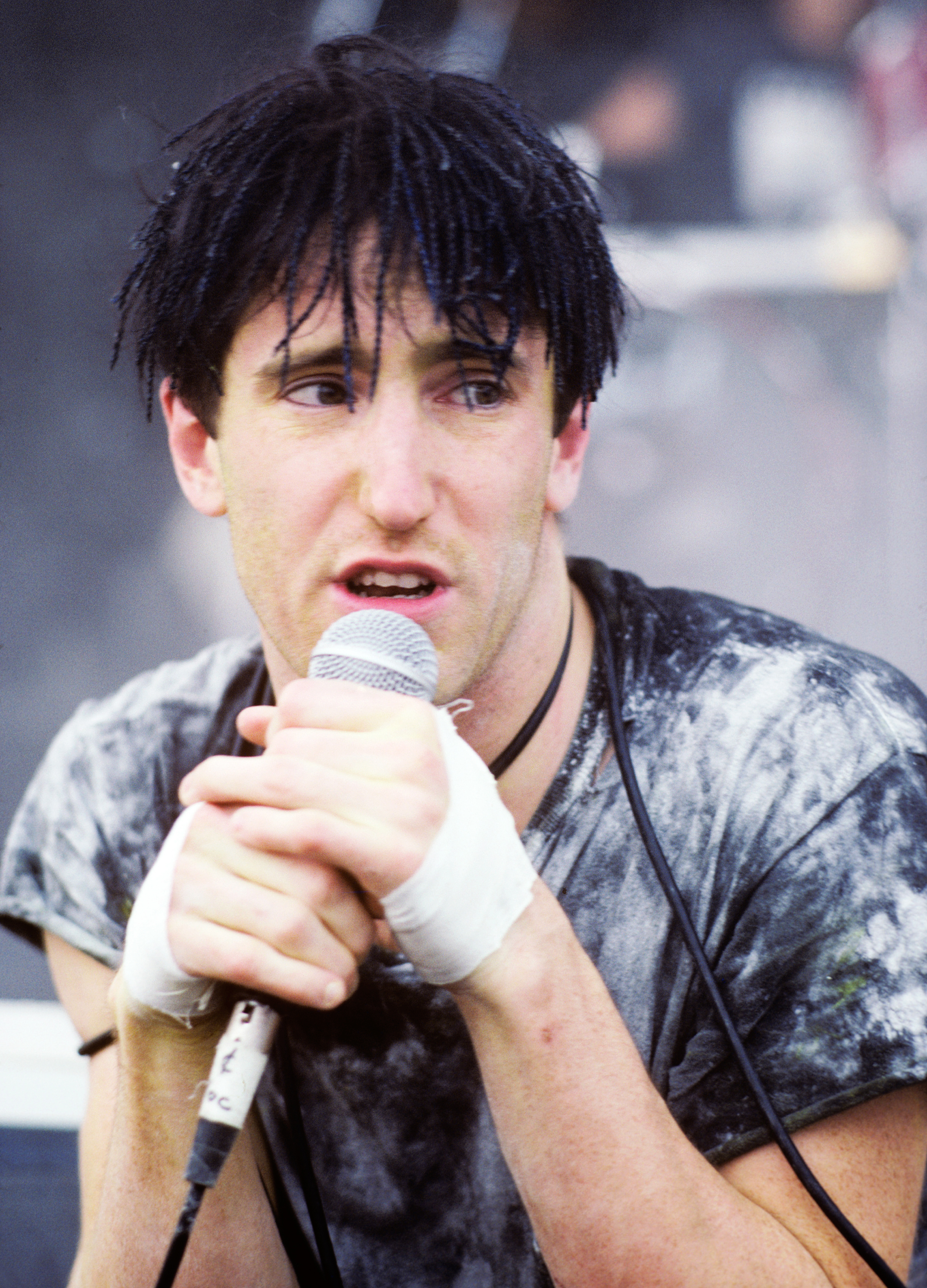 Trent Reznor performs with Nine Inch Nails in Waterloo Village, N.J., on Aug. 14, 1991.