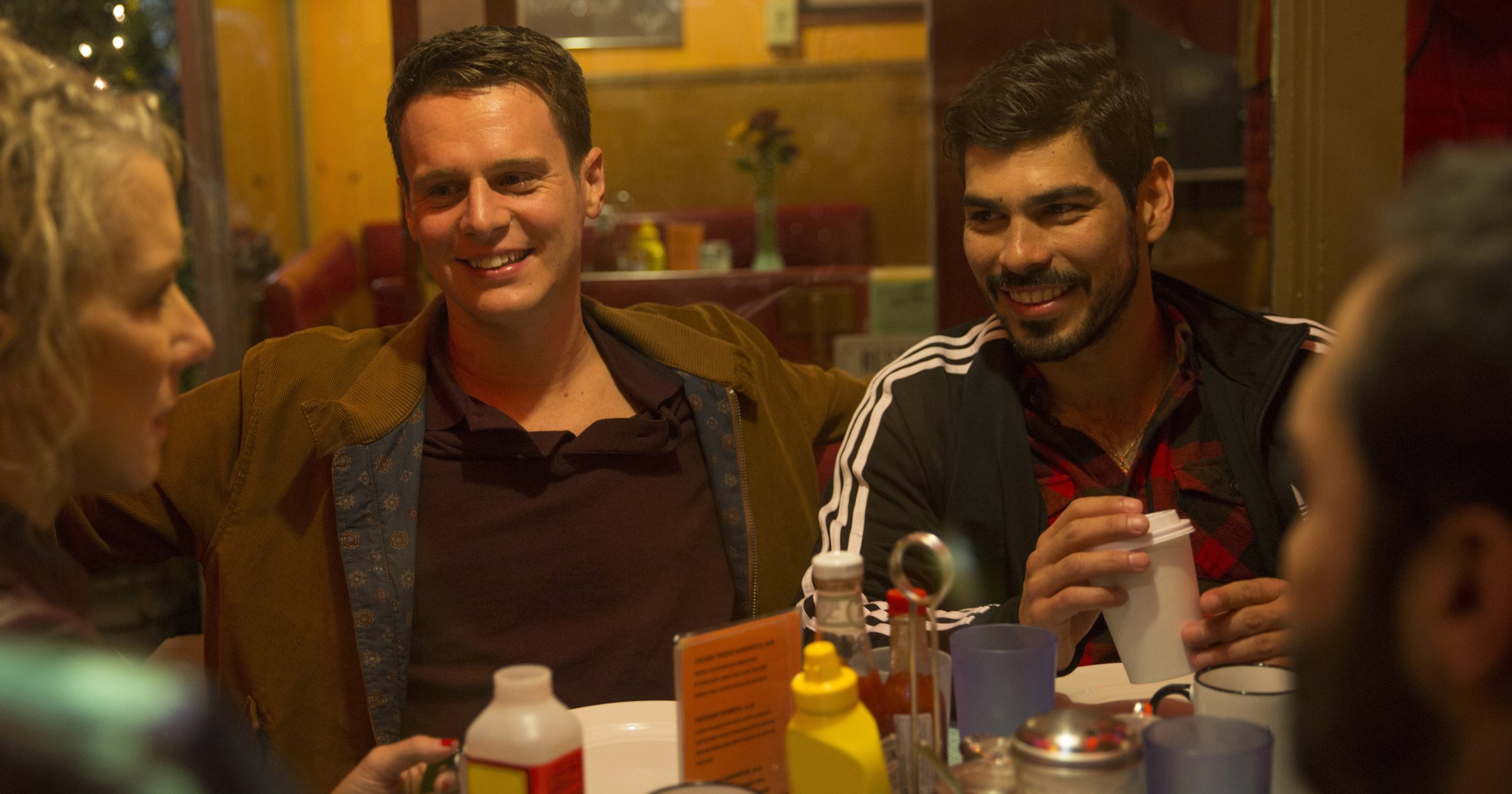 From left: Lauren Weedman, Jonathan Groff and Raul Castillo in Looking: The Movie.