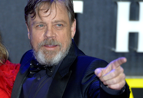 Mark Hamill attends the European Premiere of 'Star Wars: The Force Awakens' at Leicester Square on December 16, 2015 in London, England.
