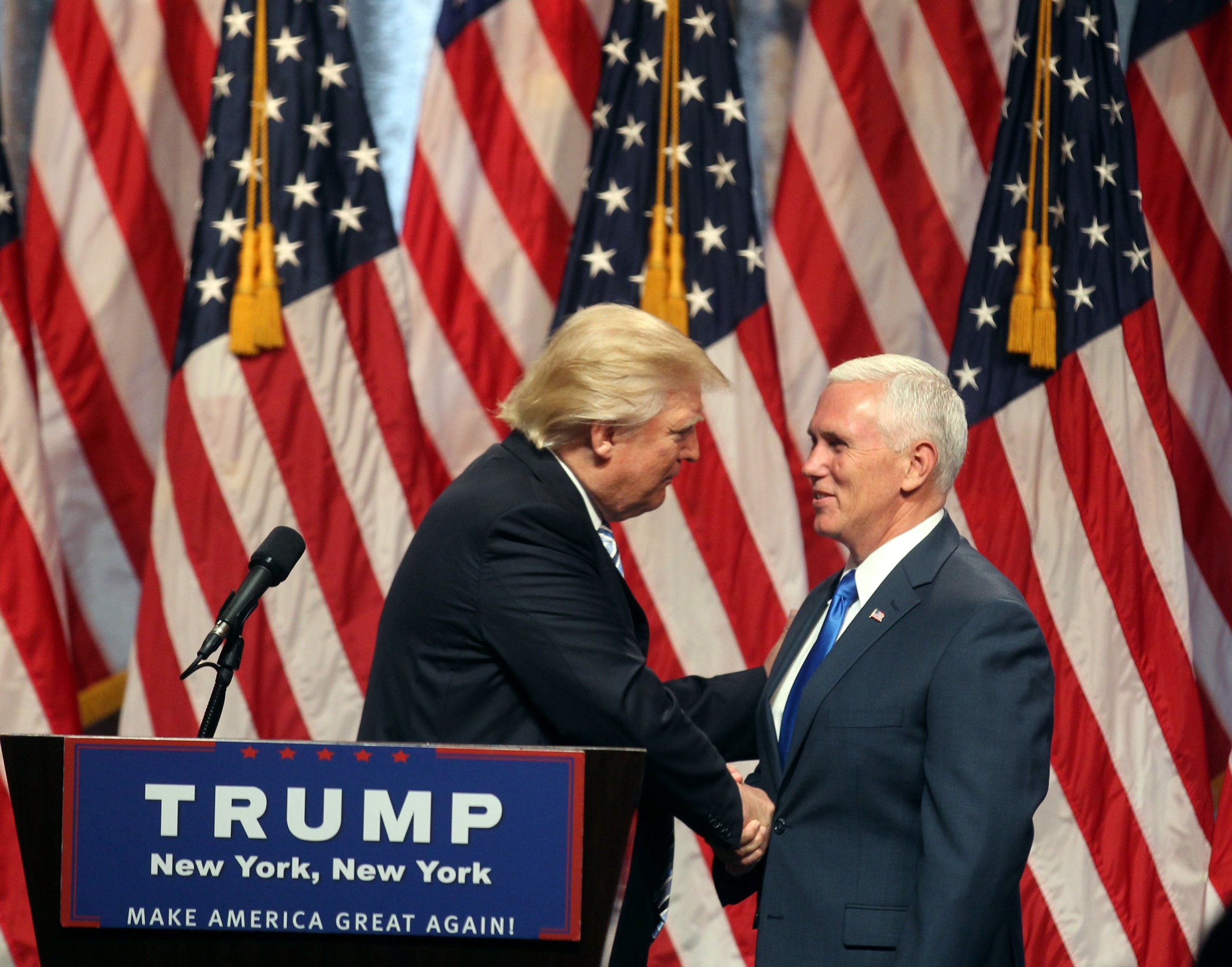 Republican Presidential Candidate Donald Trump Announces Running Mate Governor Mike Pence