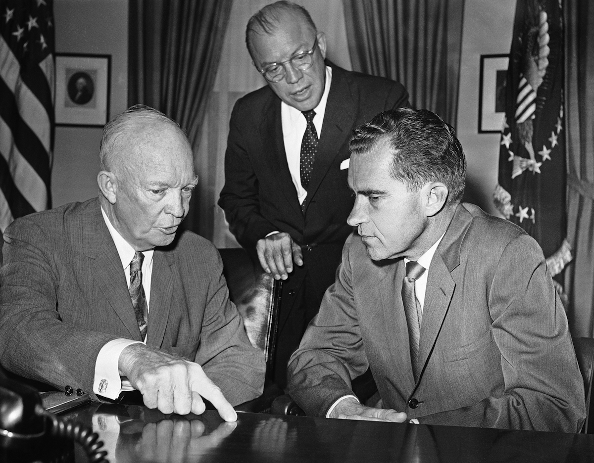 Nixon and Eisenhower 1959