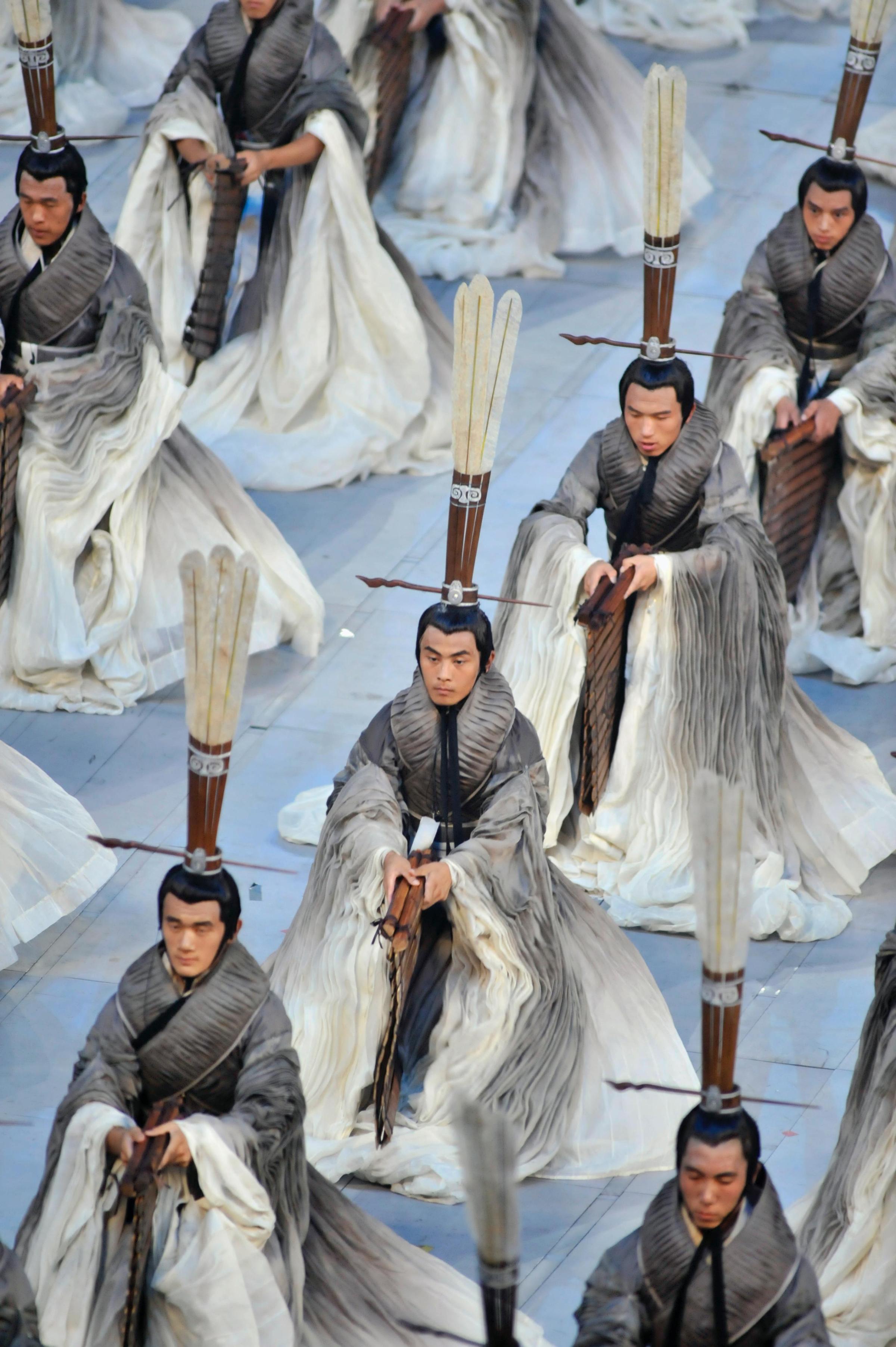 Beijing, 2008Widely regarded to be the most spectacular opening ceremony, Beijing's performance was directed by filmmaker Zhang Yimou and focused on ancient Chinese culture and creativity.
