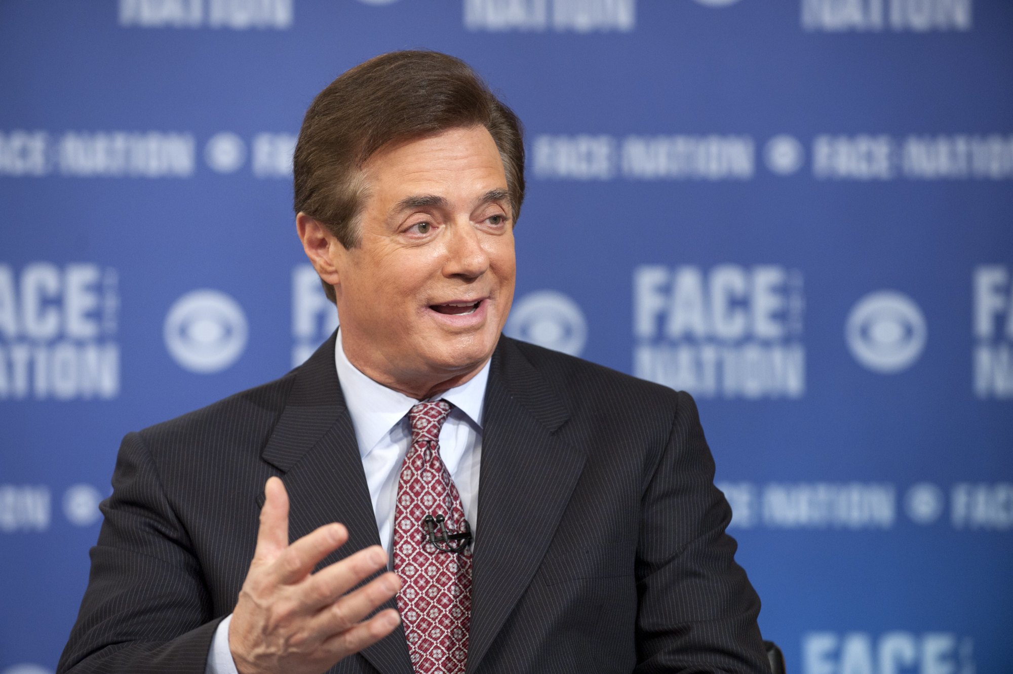 Trump campaign convention manager Paul Manafort appears  on "Face The Nation" May 1 in Washington. (CBS Photo Archive&mdash;CBS via Getty Images)