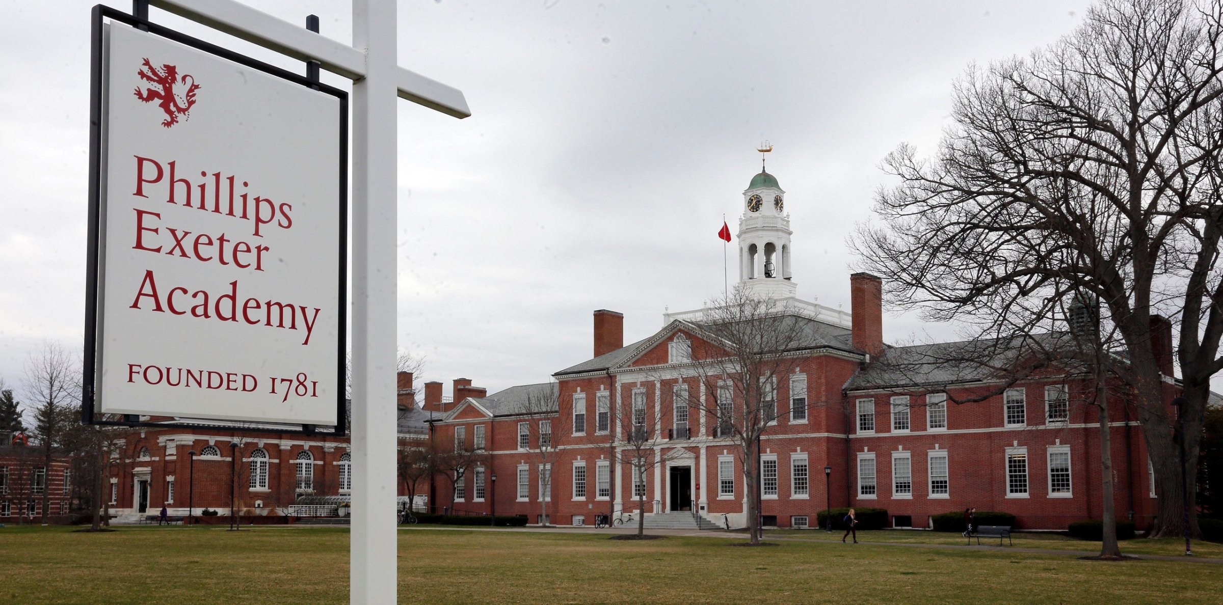 Part of the campus of the prestigious Phillips Exeter Academy is seen in Exeter, N.H. The principal of the elite prep school dealing with a series of sexual abuse allegations acknowledged on April 22, 2016.