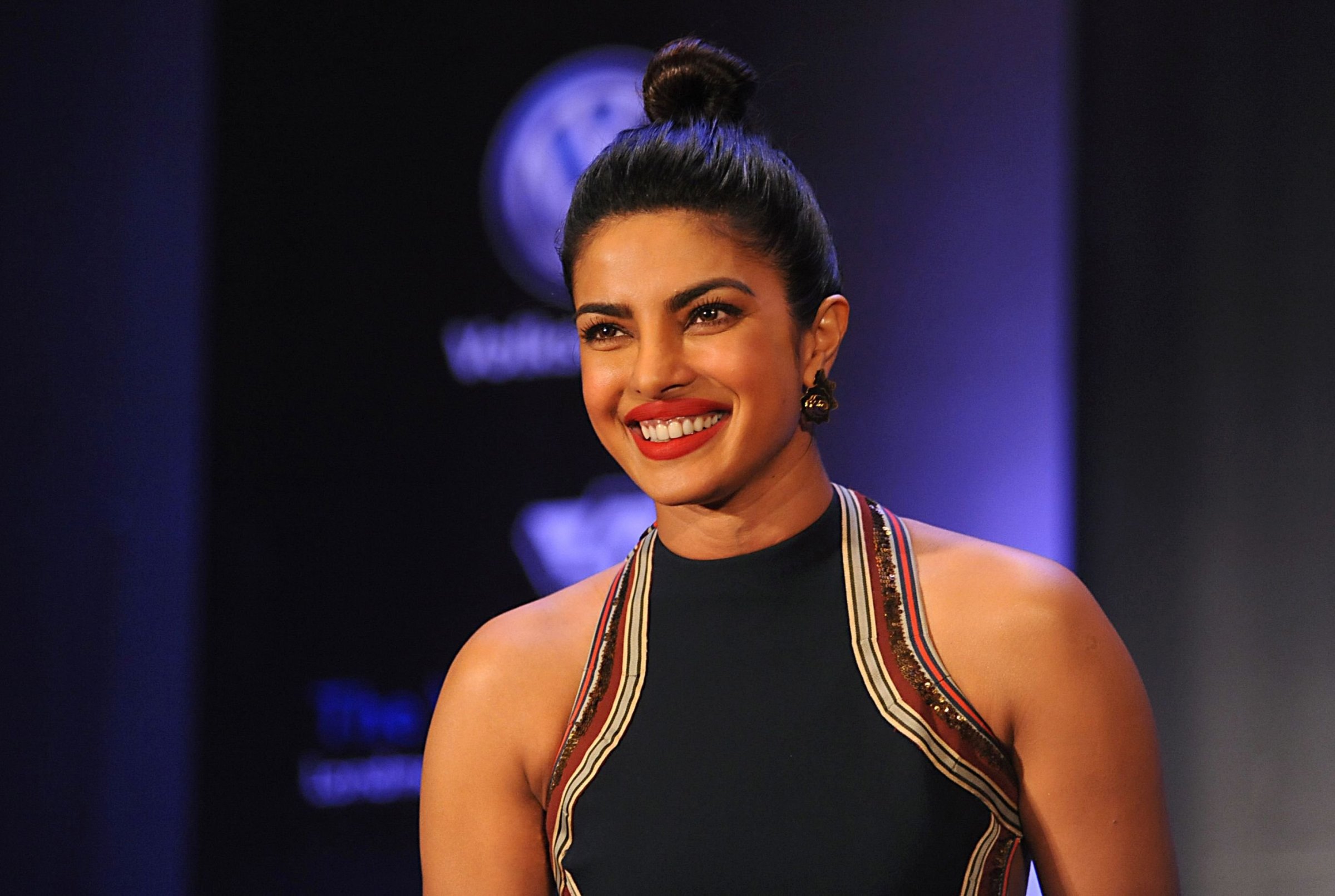 Indian Bollywood actress Priyanka Chopra poses during a promotional event for Maxim India in Mumbai on June 30, 2016.