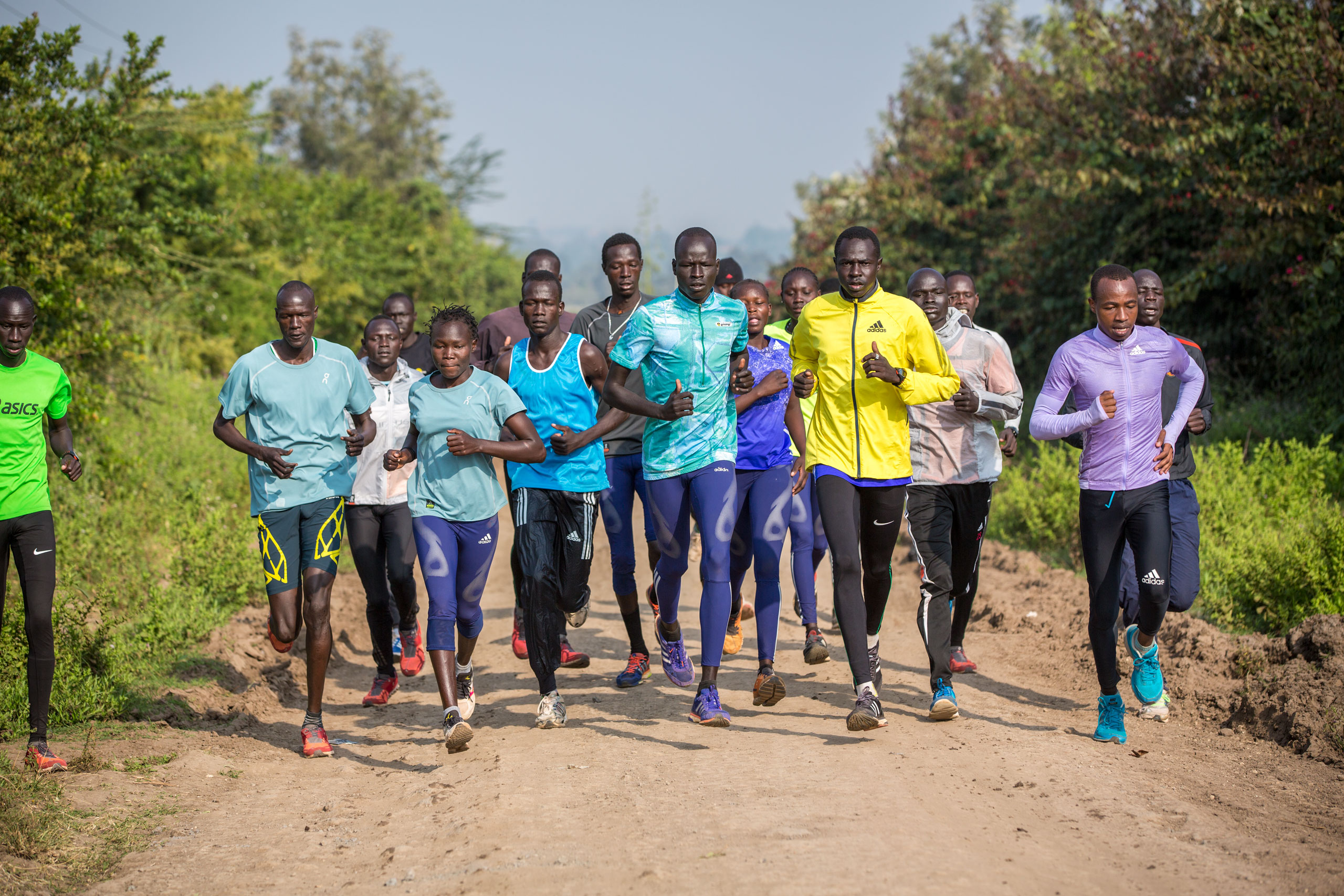 At Loroupe’s training center in Kenya, refugee runners worked hard to earn one of 10 spots on the squad bound for Brazil (Jiro Ose—REDUX/Sports Illustrated)