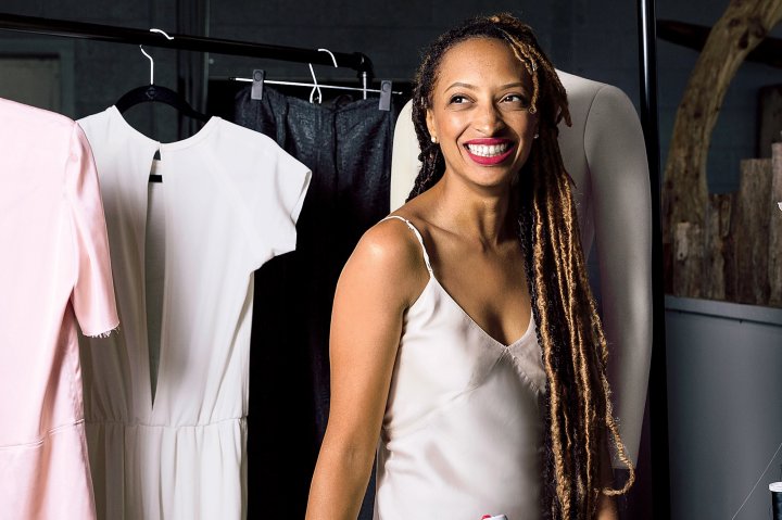 Détroit Is the New Black founder Roslyn Karamoko in her Corktown factory.