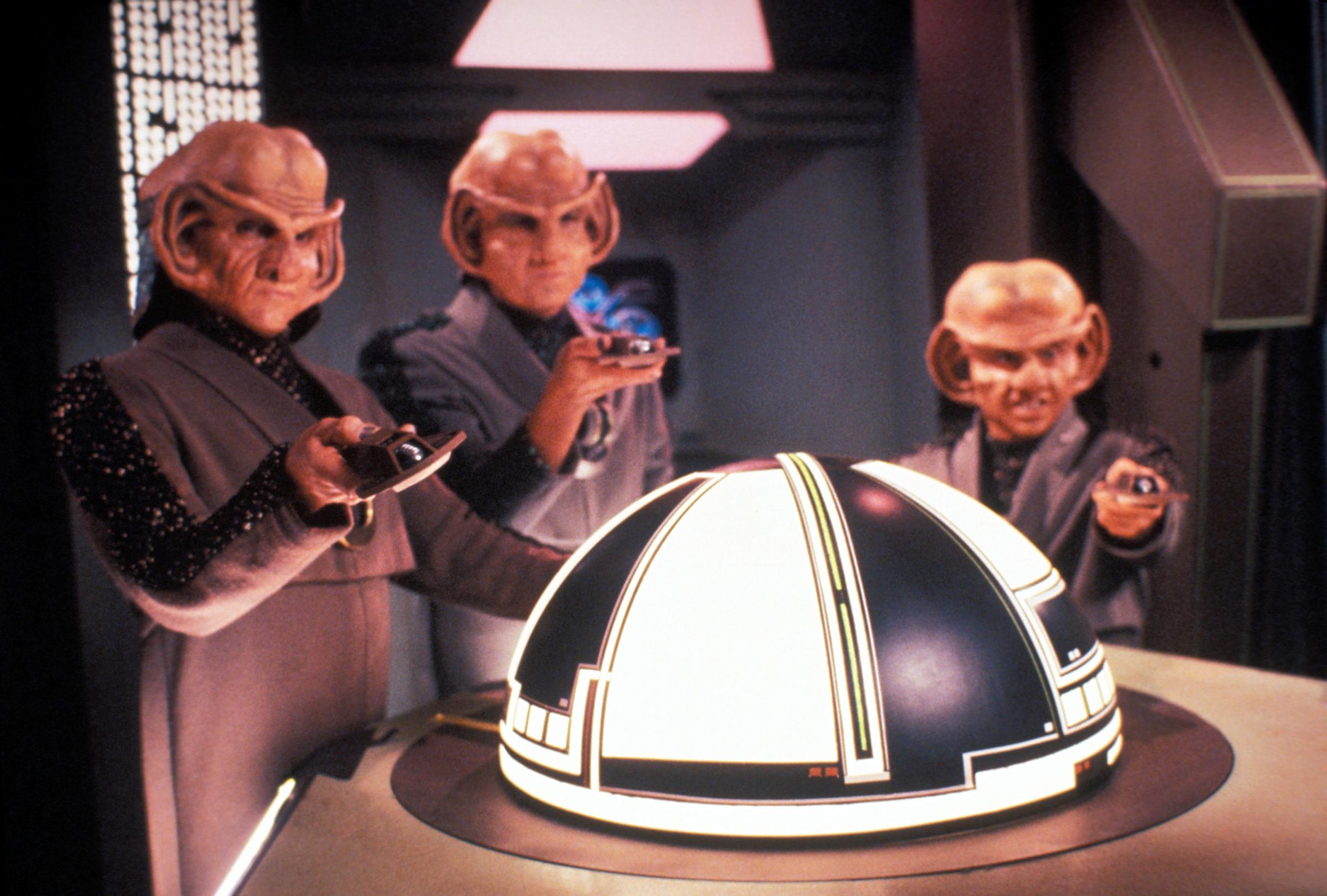 Three Ferengi in Star Trek: The Next Generation, May 2, 1994 .