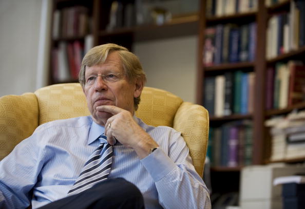 Ted Olson, a famed Supreme Court litigator and former Bush solicitor general whose latest cause is arguing in favor of same-sex marriage, at his office at the law firm Gibson, Dunn &amp; Crutcher on June 9, 2010, in Washington, DC.