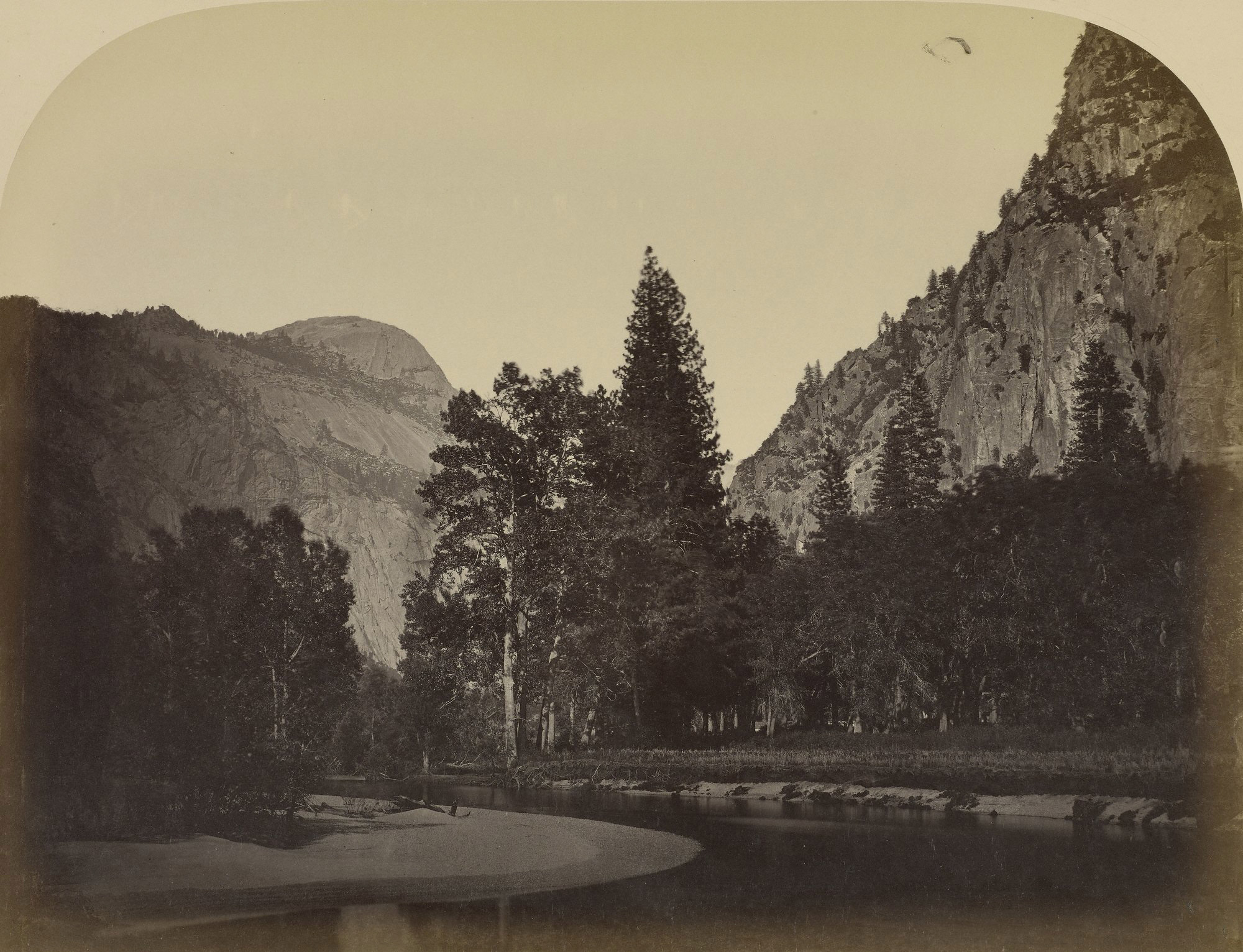 Yosemite national park photographed by Carleton Watkins in 1861.