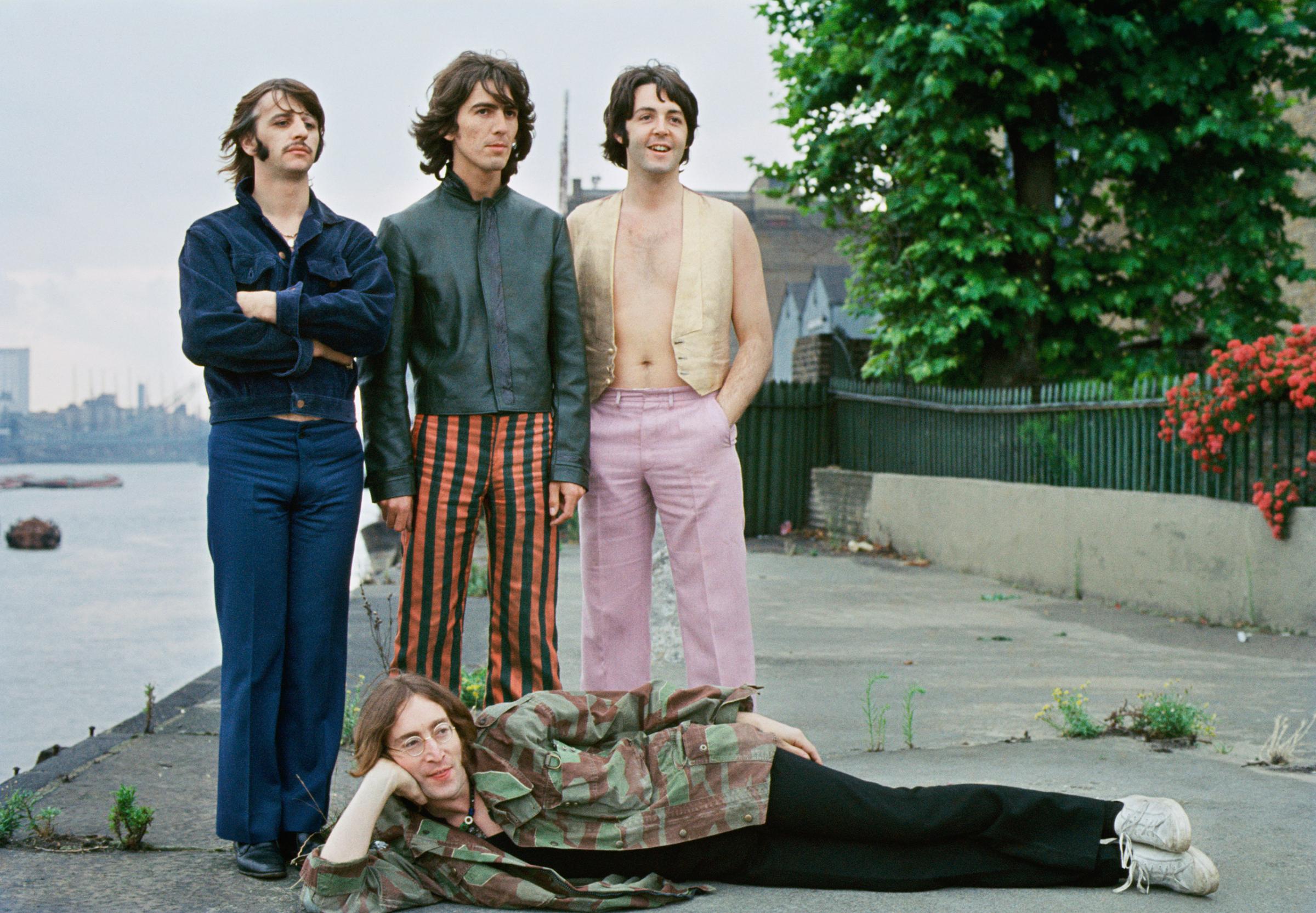 The Beatles Mad Day Out photoshoot in 1968.