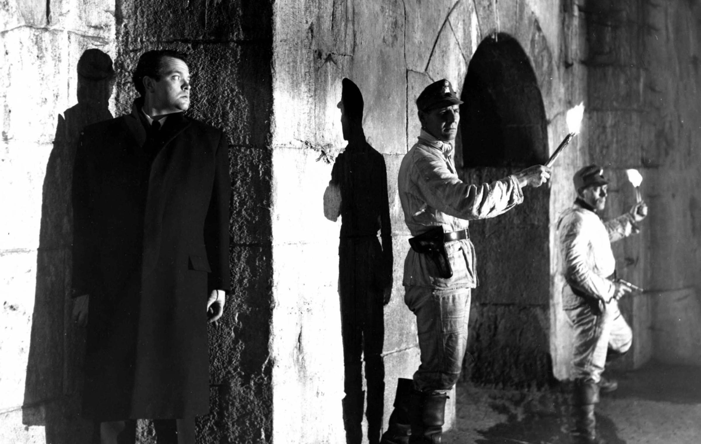 The Third Man, Orson Welles (far left), 1949.