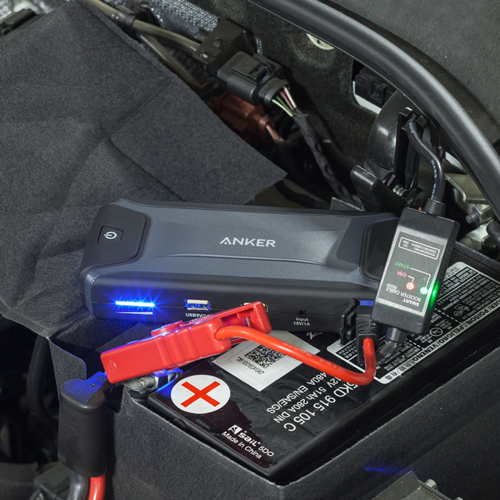 Anker Compact Car Jump Starter and Portable Charger (Anker)