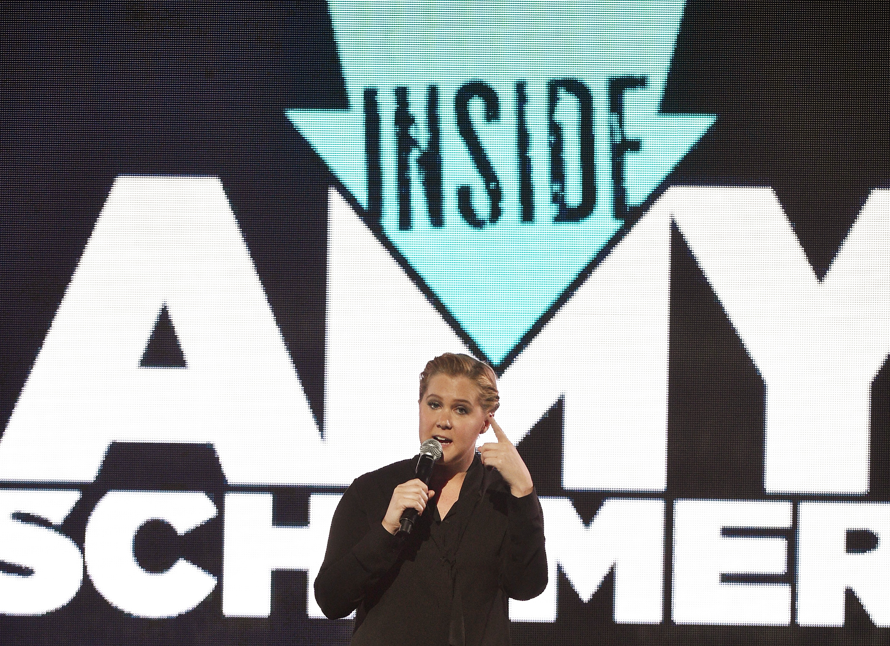 Comedian Amy Schumer speaks onstage during the Comedy Central Live 2016 upfront at Town Hall on March 31, 2016 in New York City.  (Photo by Bryan Bedder/Getty Images for Comedy Central) (Bryan Bedder—Getty Images for Comedy Central)
