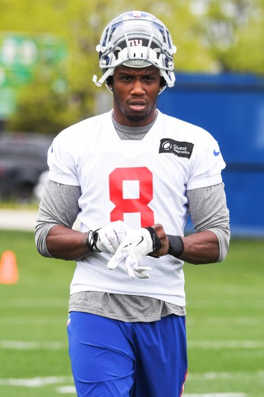New York Giants wide receiver Anthony Dablé, on April 27, 2016 in East Rutherford, N.J.