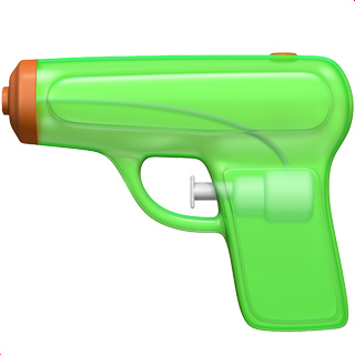 Water Pistol Emoji (Apple)