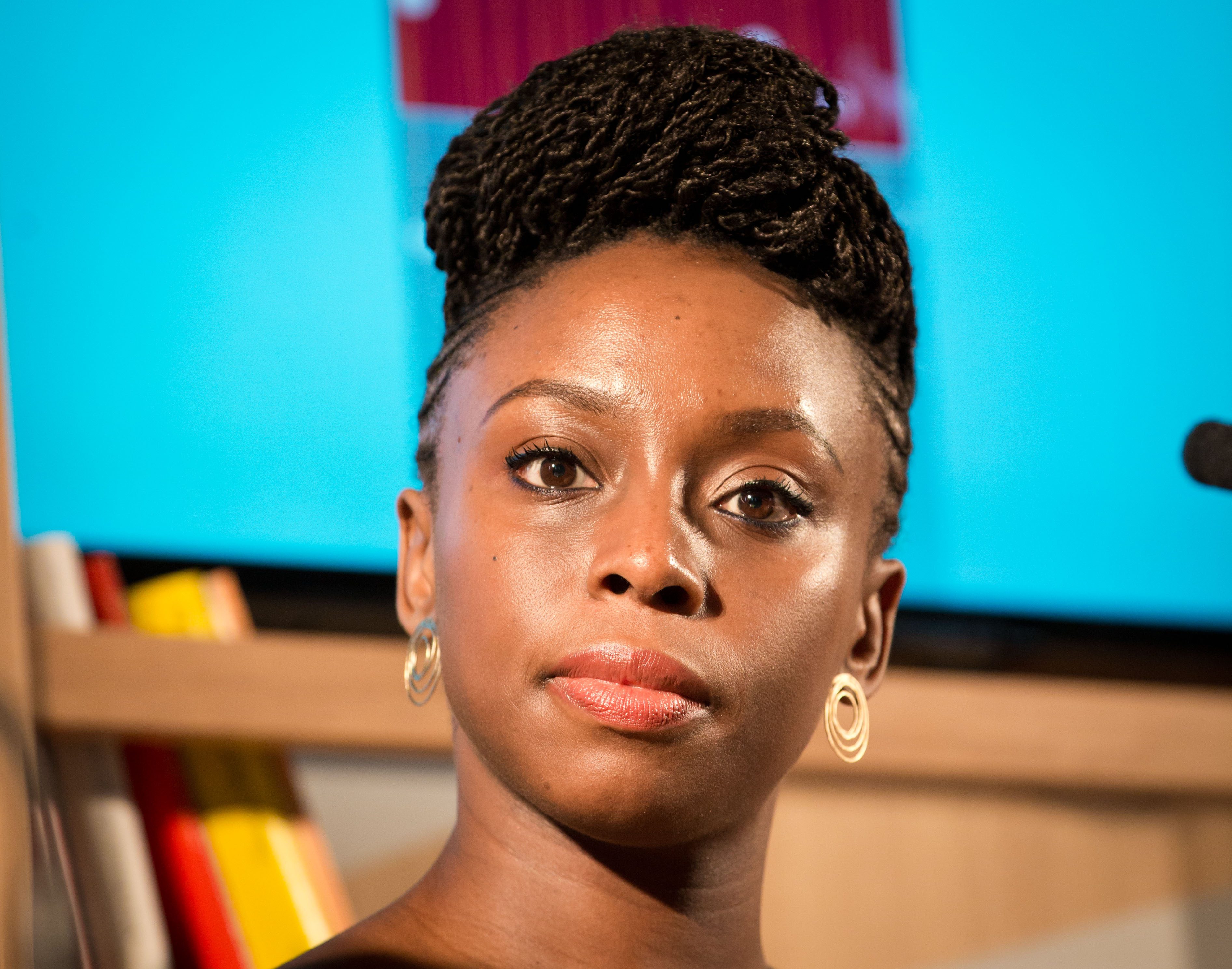 Nigerian born writer Chimamanda Ngozi Adichie, pictured in Frankfurt in May 2014, has spoken out about how being a mother has changed her (Frank Rumpenhorst—Frank Rumpenhorst/picture-alliance/dpa/AP Images)