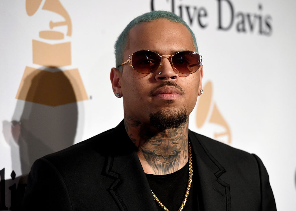 Chris Brown attends the Pre-GRAMMY Gala and Salute To Industry Icons honoring Martin Bandier at The Beverly Hilton Hotel on Feb. 7, 2015 in Beverly Hills, California. (Jason Merritt&mdash;Getty Images)